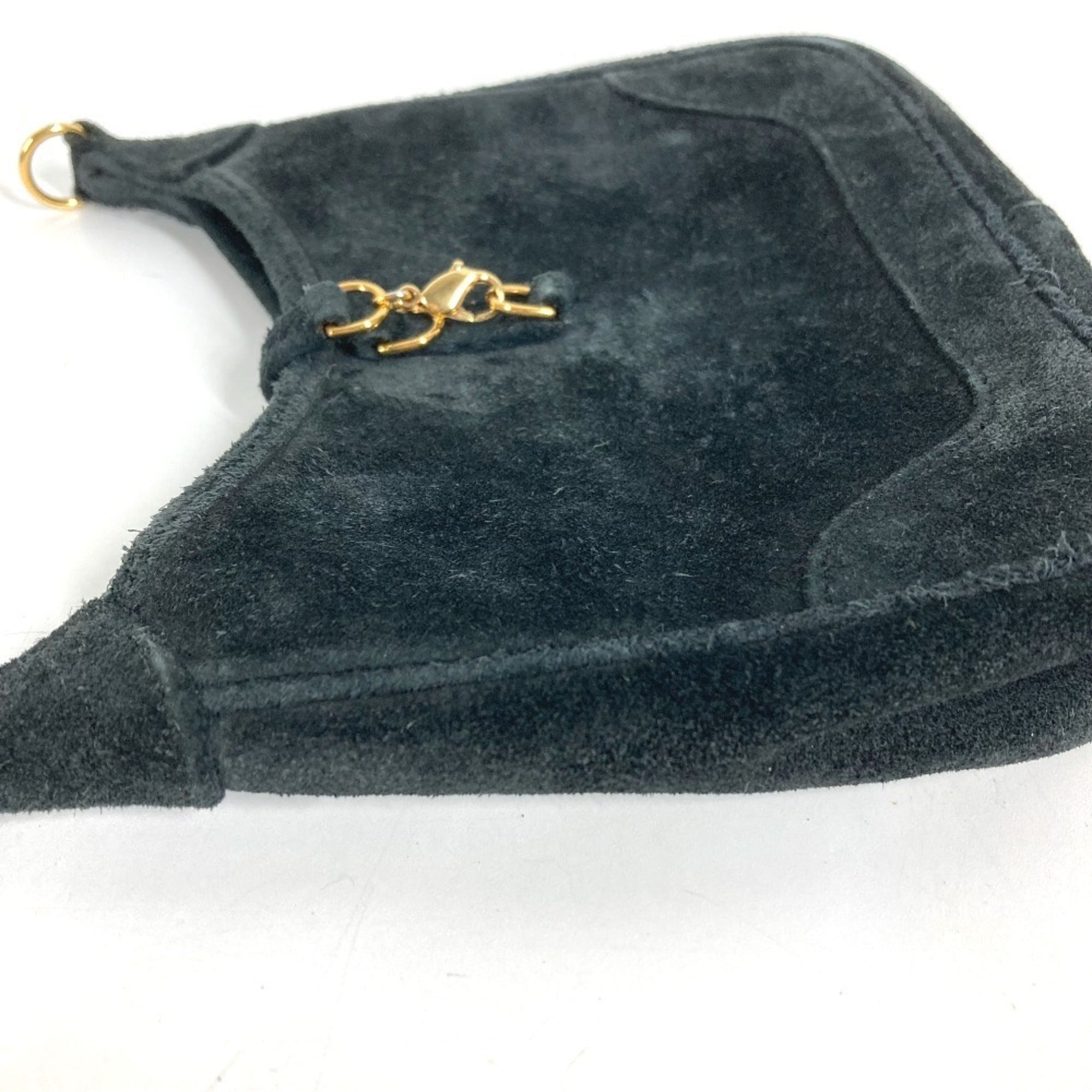 Hermes Trim Black Pochette Shoulder Bag (Pre-Owned)