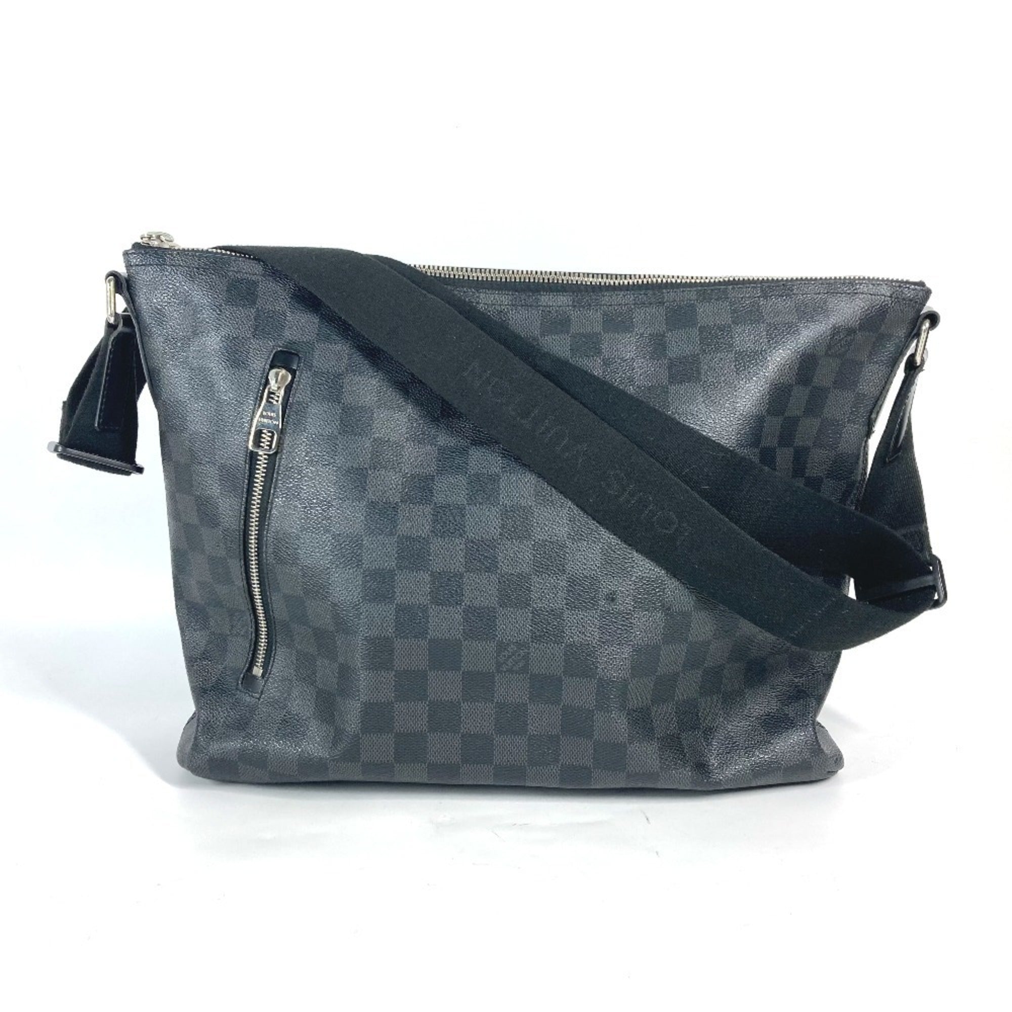 Louis Vuitton Black Damier Graphite Shoulder Bag (Pre-Owned)