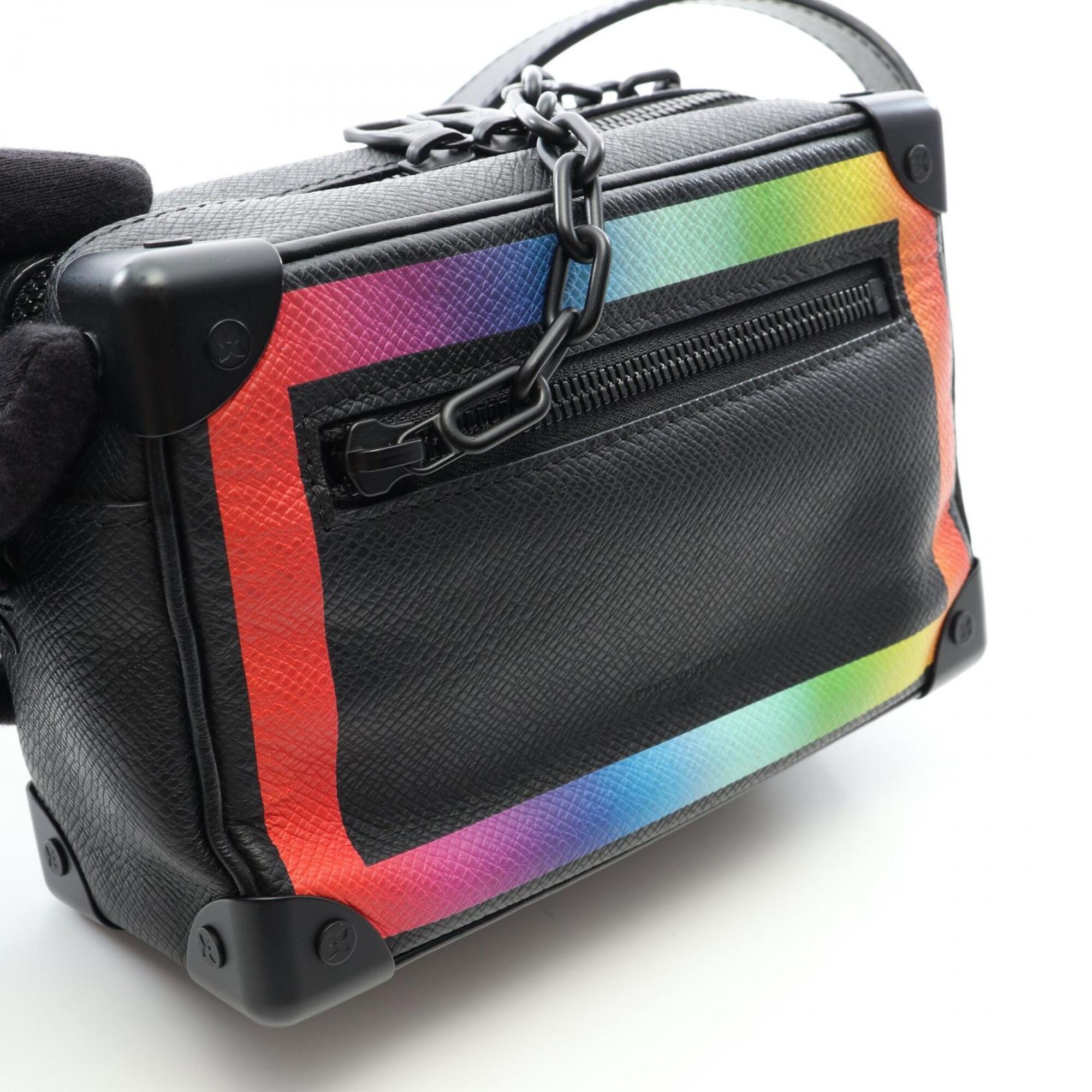 Louis Vuitton Black Multi-Color Leather Shoulder Bag (Pre-Owned)