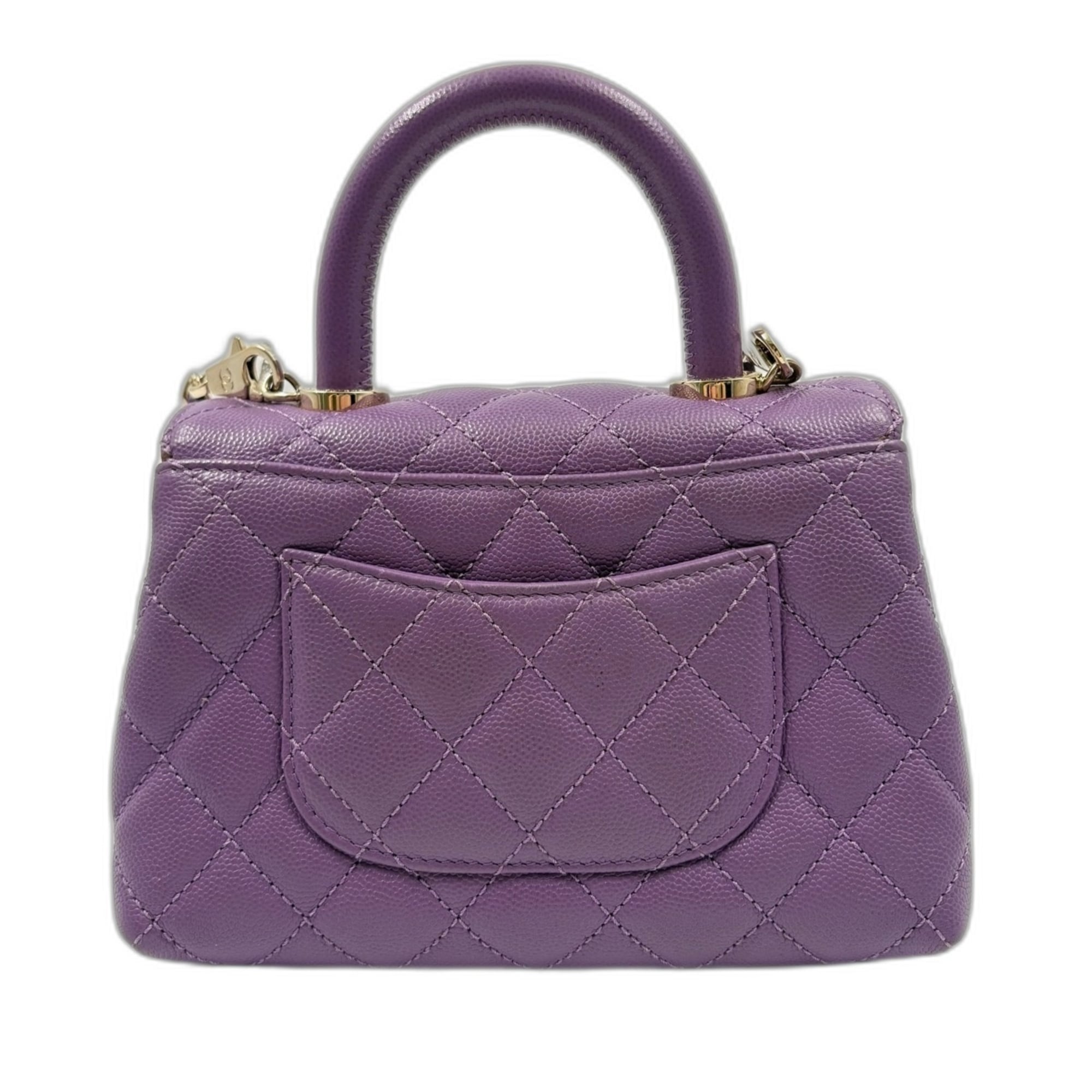 Chanel Matelasse Purple Handbag (Pre-Owned)
