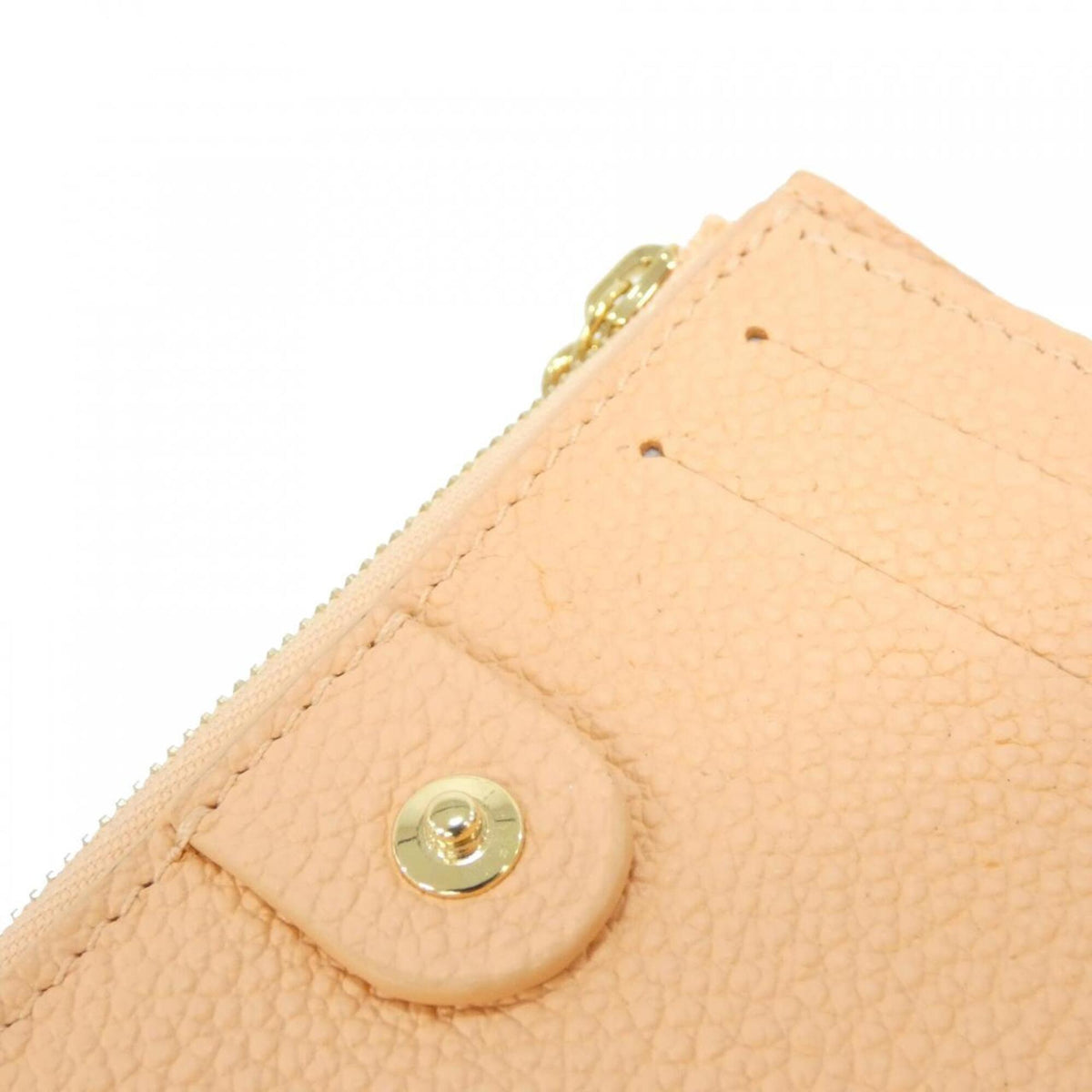 Louis Vuitton Peach Leather Wallet (Bi-Fold) (Pre-Owned)
