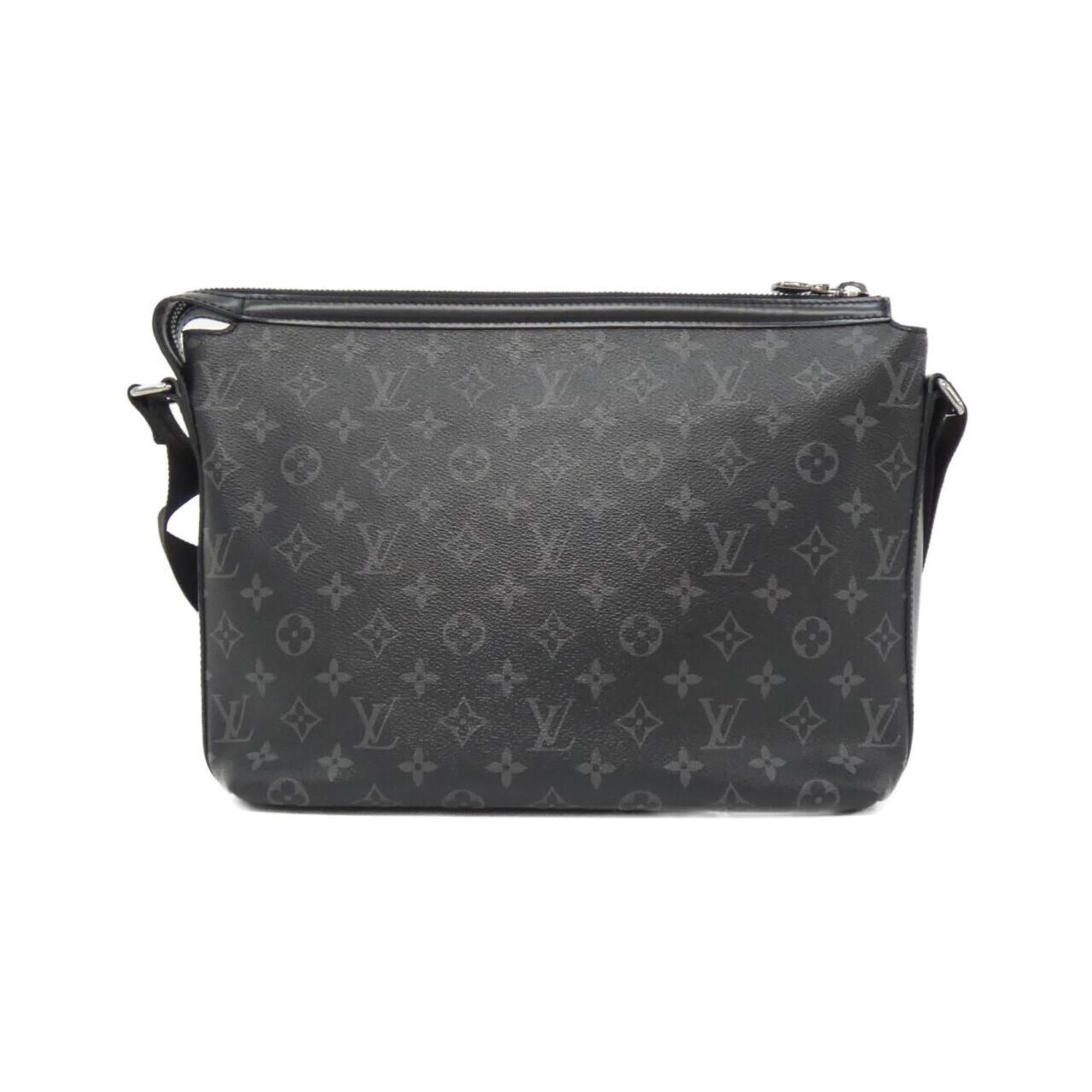 Louis Vuitton Monogram Eclipse Black Coated Canvas Shoulder Bag (Pre-Owned)