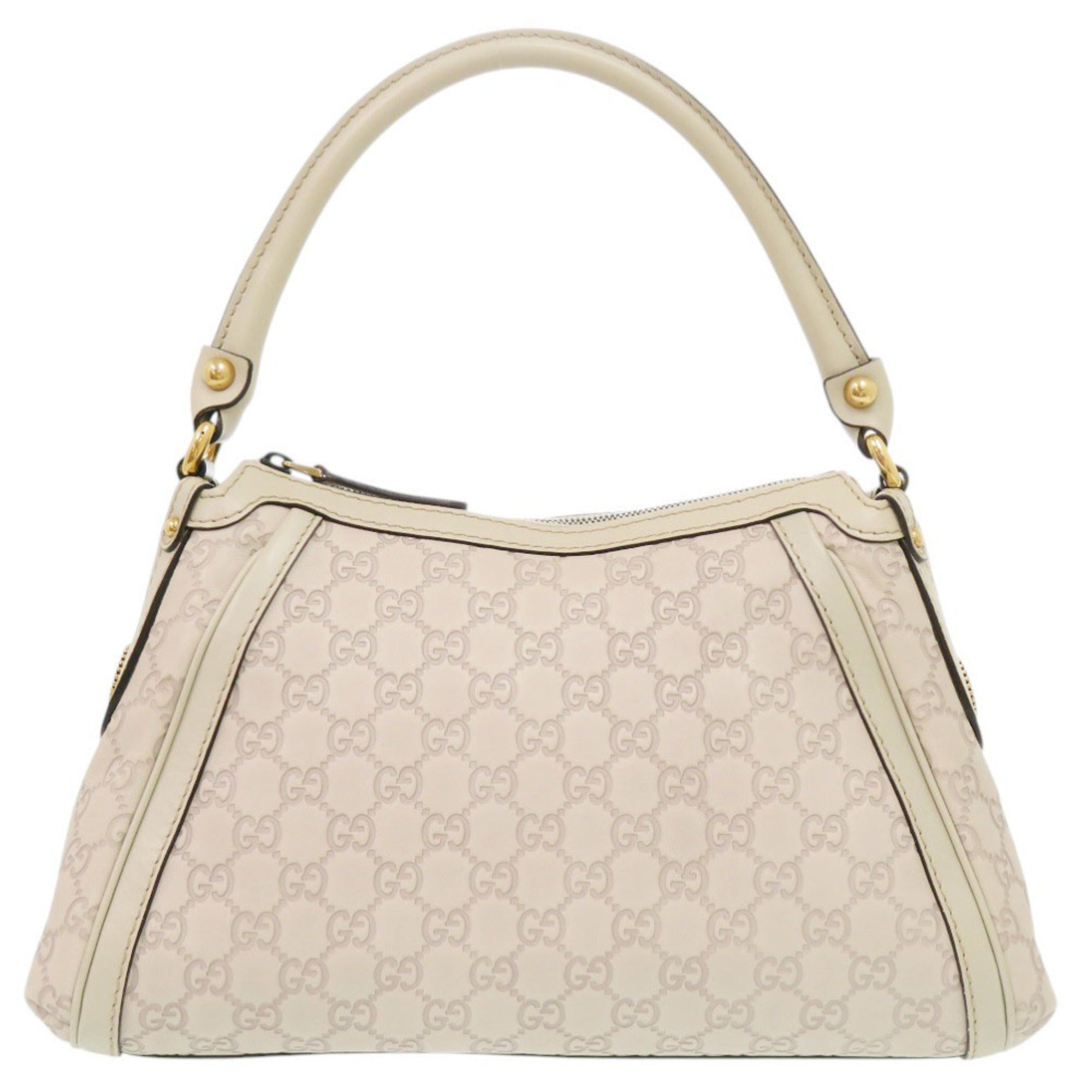 Gucci Ivory Leather Handbag (Pre-Owned)