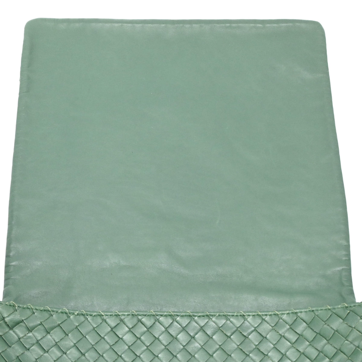 Bottega Veneta Intrecciato Green Intrecciato Shoulder Bag (Pre-Owned)