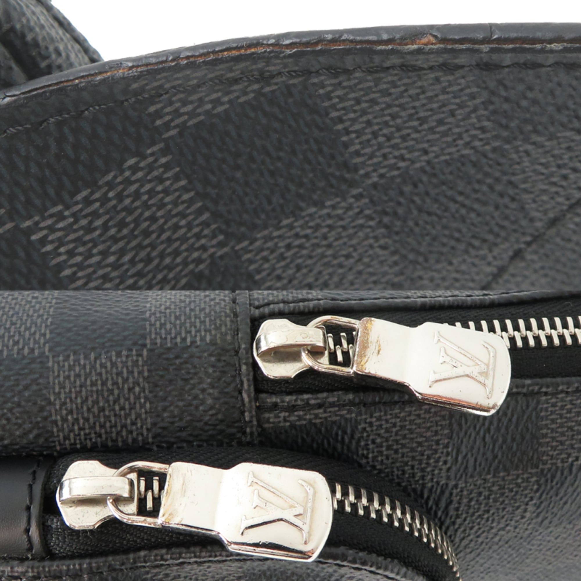 Louis Vuitton Black Damier Graphite Sling Bag (Pre-Owned)