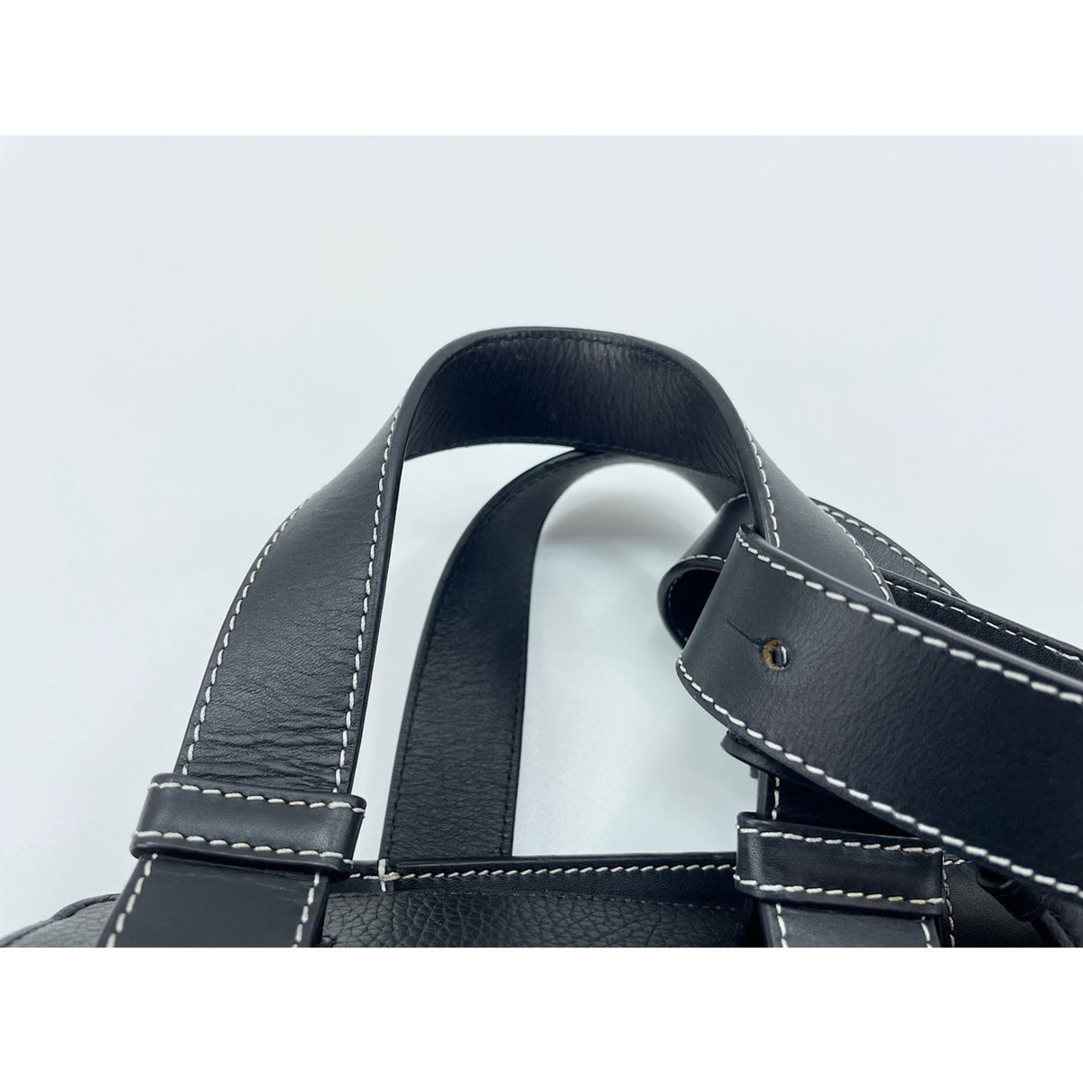 Loewe Hammock Black Leather Handbag (Pre-Owned)