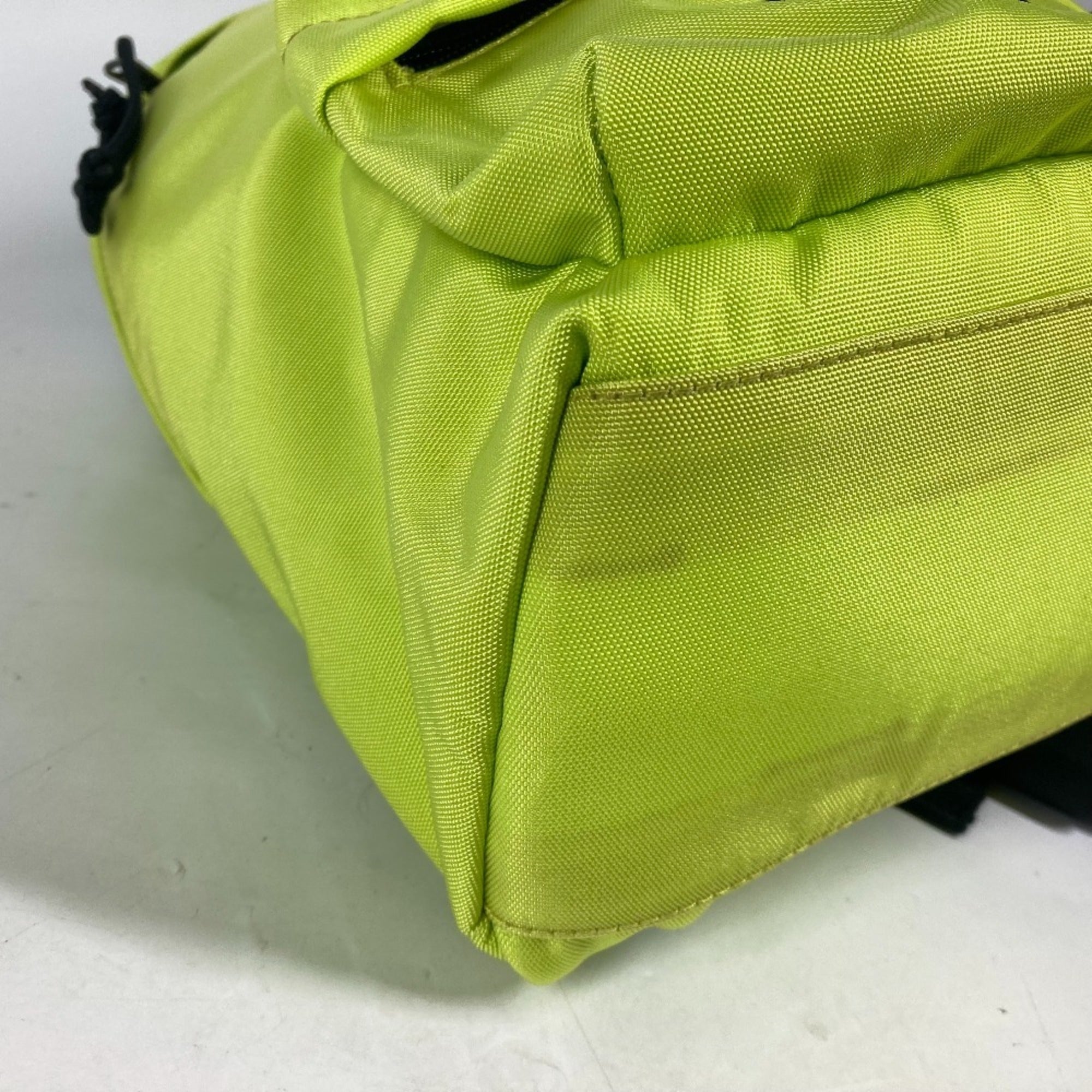 Balenciaga Black Yellow Nylon Canvas Backpack (Pre-Owned)