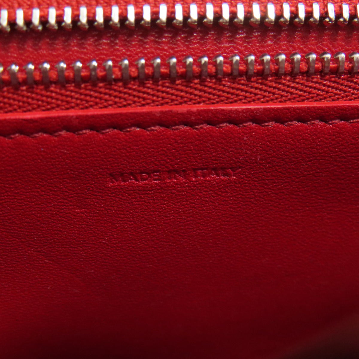 Celine Red Color Leather Shoulder Bag (Pre-Owned)
