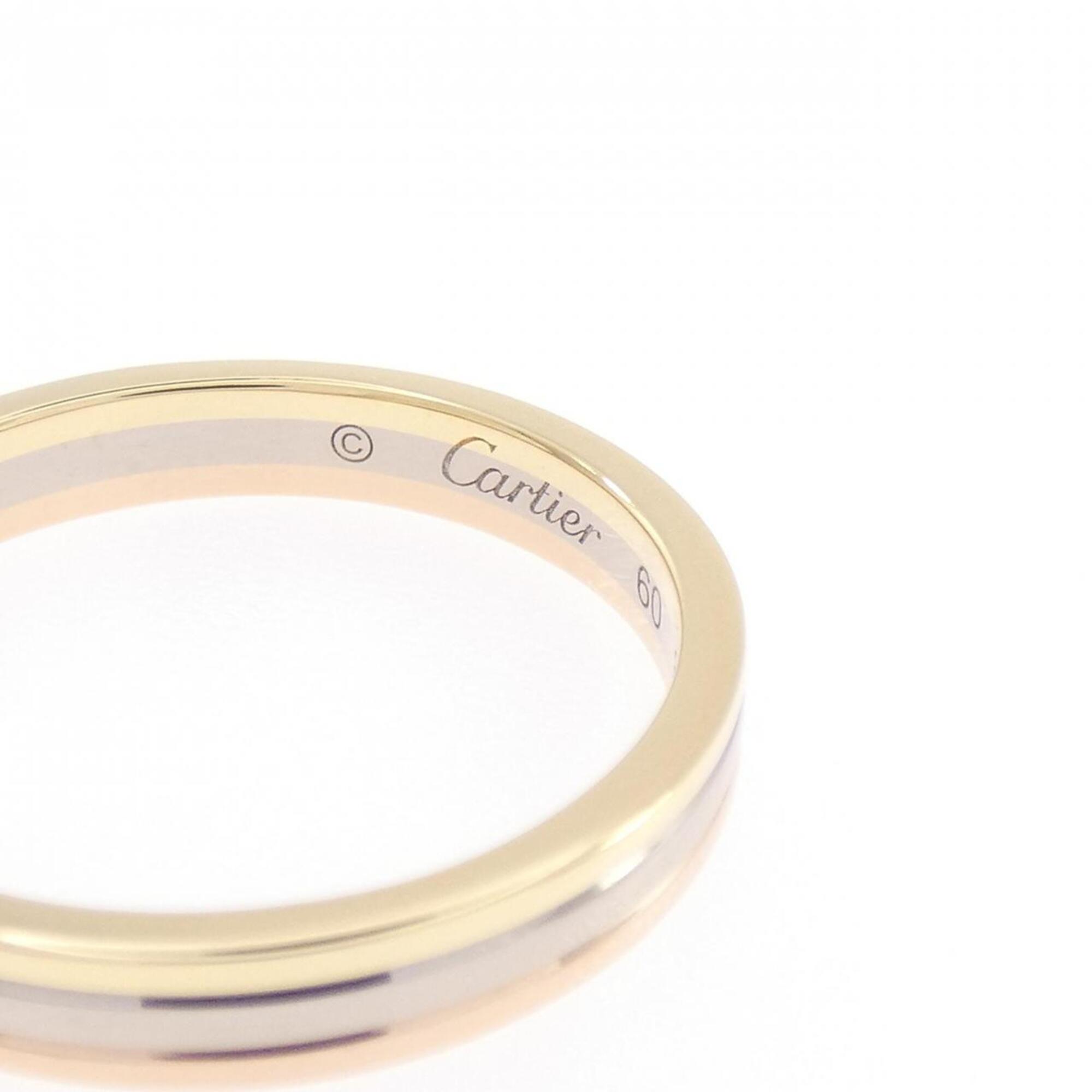 Cartier Pink Gold White Gold Yellow Gold Yellow Gold (18K) Pink Gold (18K) White Gold (18K) Band Ring (Pre-Owned)