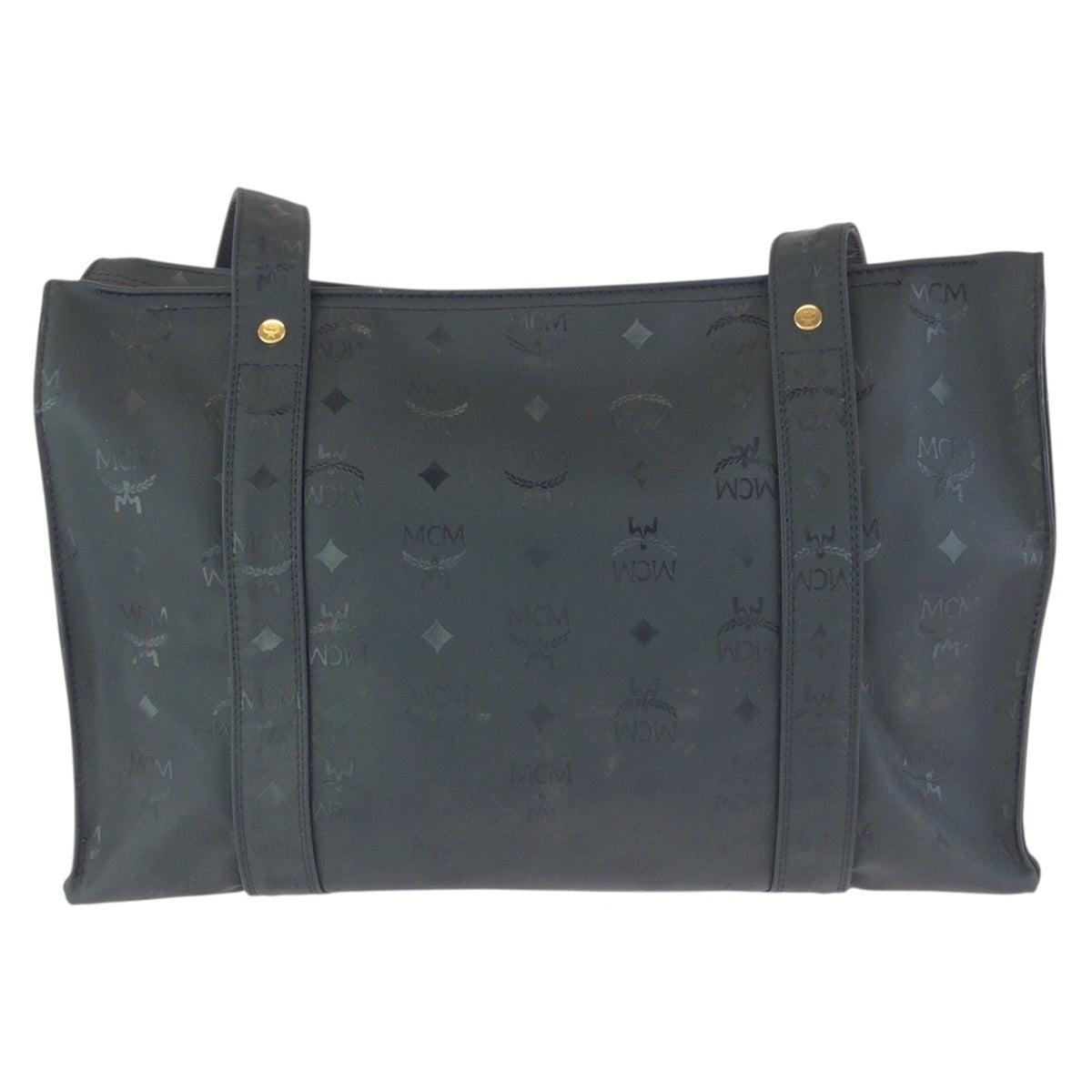 Mcm Black Nylon Shoulder Bag Tote Bag (Pre-Owned)