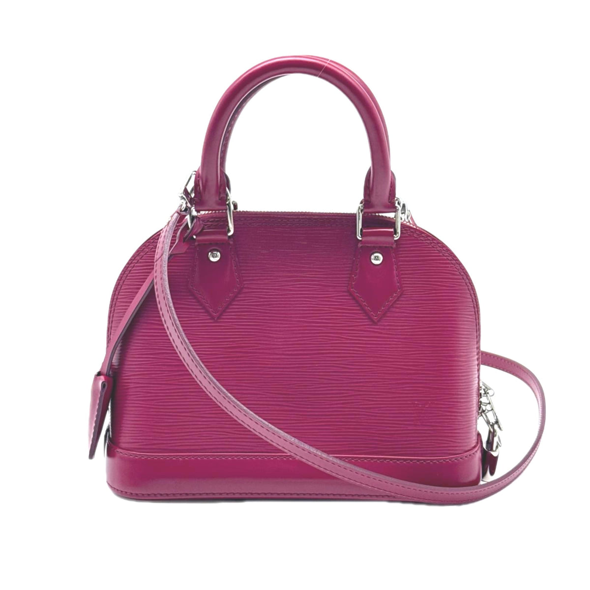 Louis Vuitton Red Color Leather Handbag (Pre-Owned)