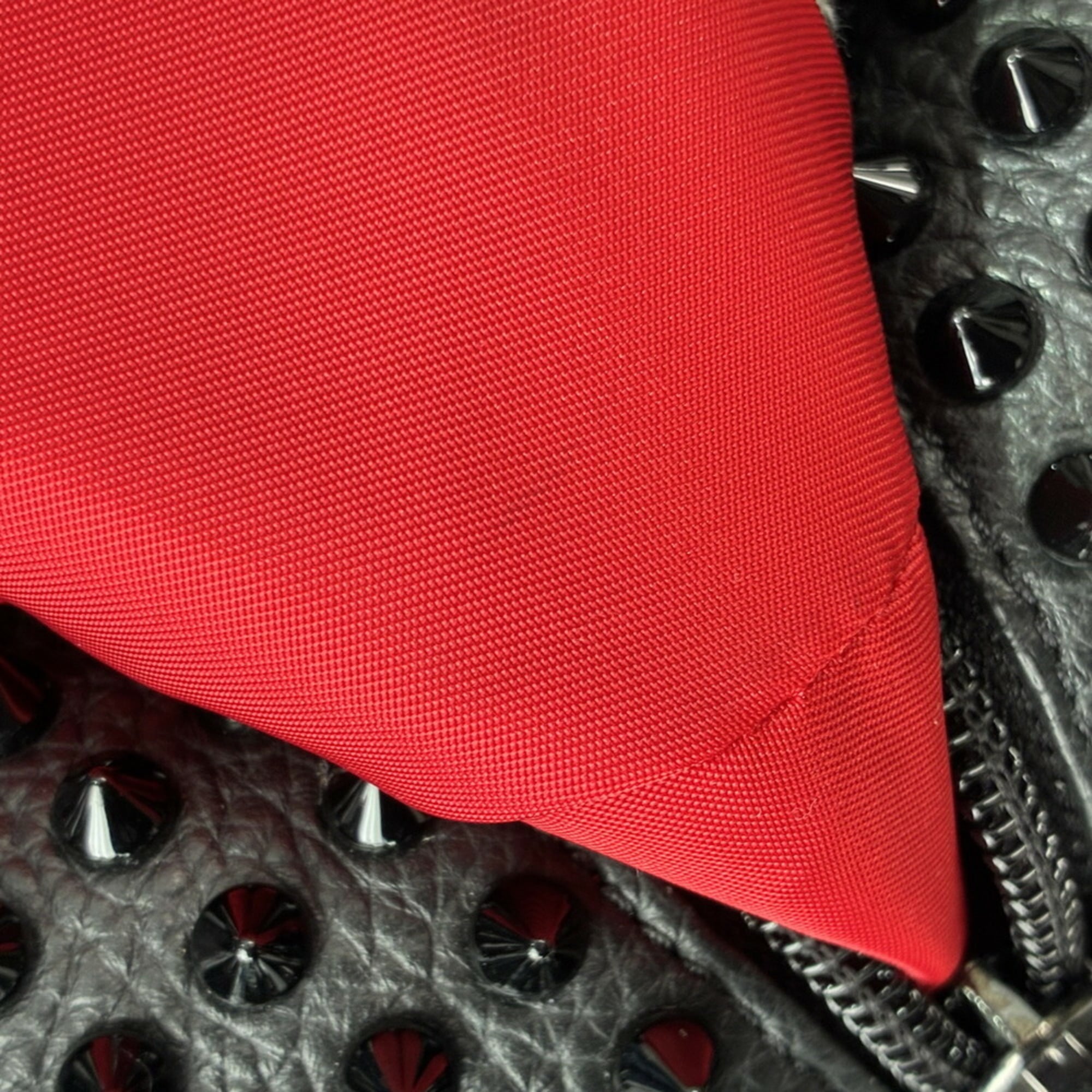 Christian Louboutin Black Leather Clutch Bag (Pre-Owned)