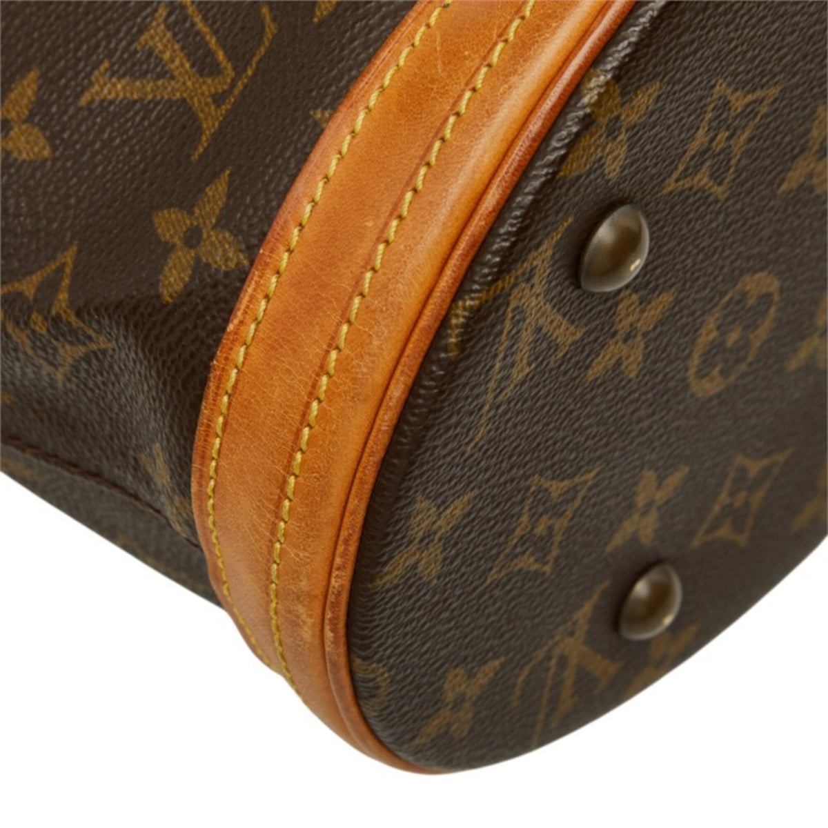 Louis Vuitton Brown Pvc Leather Pouch Shoulder Bag (Pre-Owned)