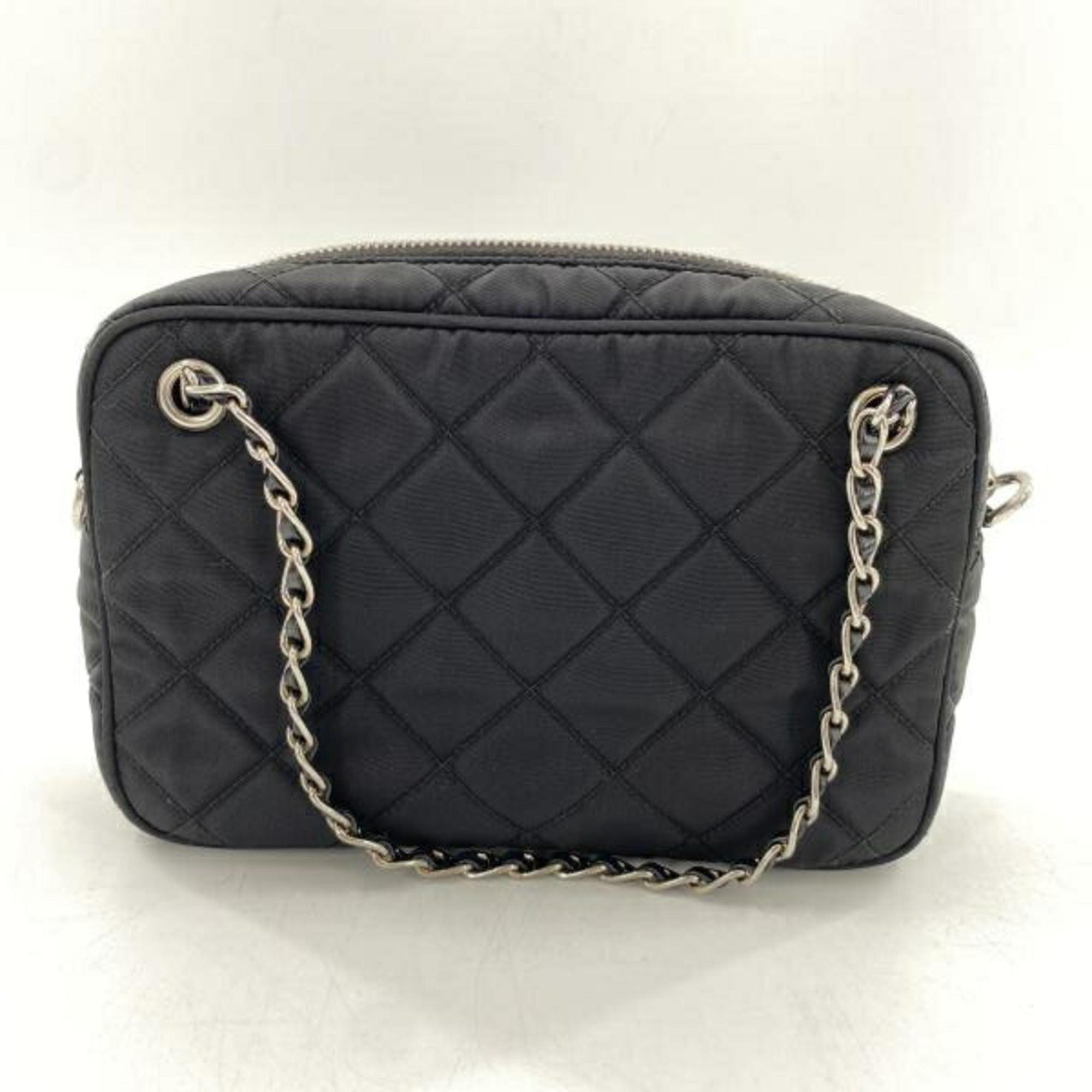 Prada Black Blue Handbag Shoulder Bag (Pre-Owned)