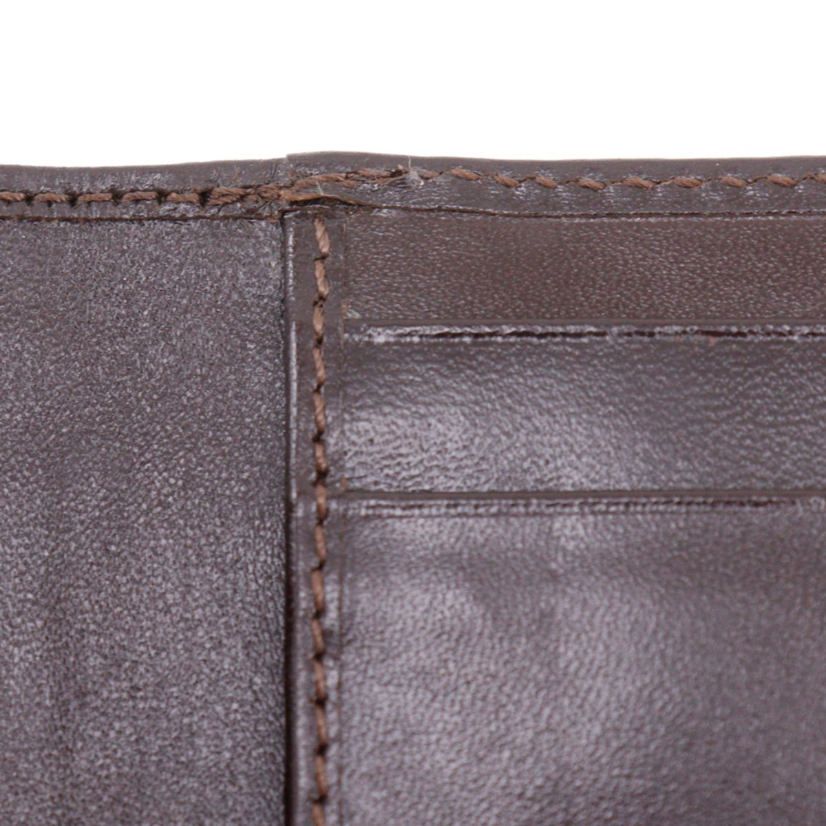 Fendi Zucca Brown Nylon Canvas Wallet (Tri-Fold) (Pre-Owned)