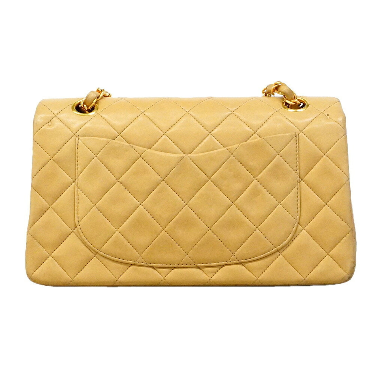 Chanel Beige Leather Shoulder Bag (Pre-Owned)