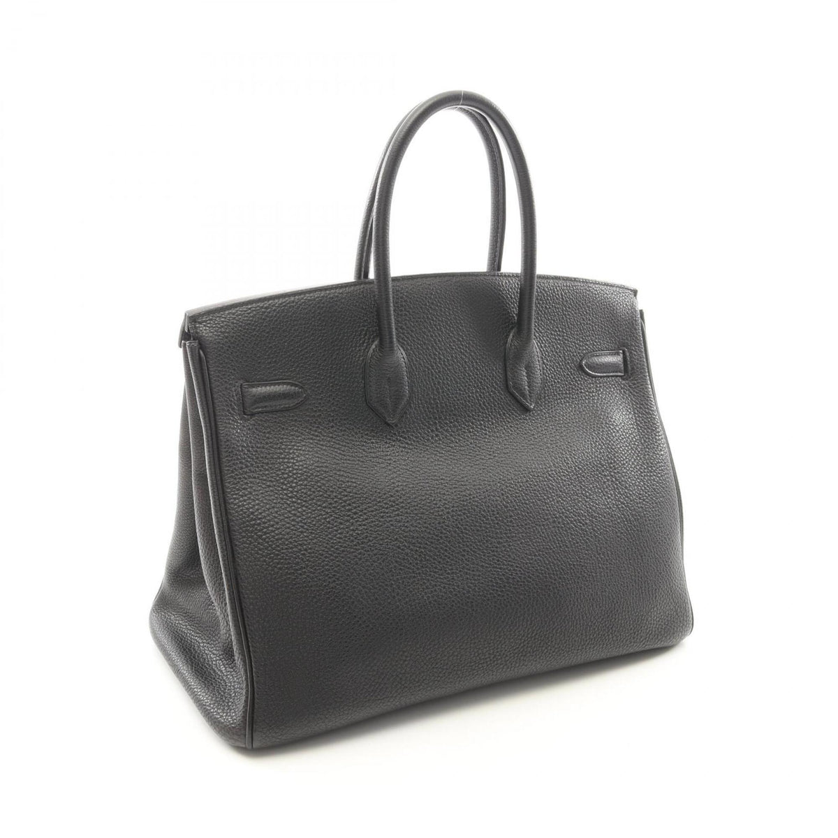 Hermes Black Togo Leather Leather Handbag (Pre-Owned)