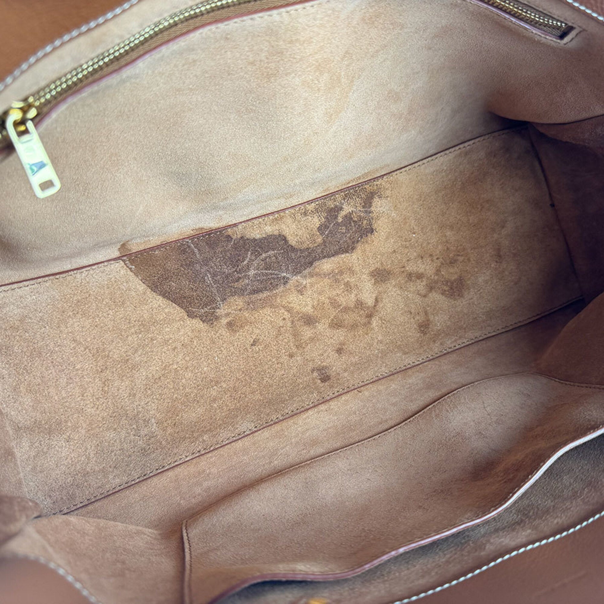 Celine Brown Leather Handbag (Pre-Owned)