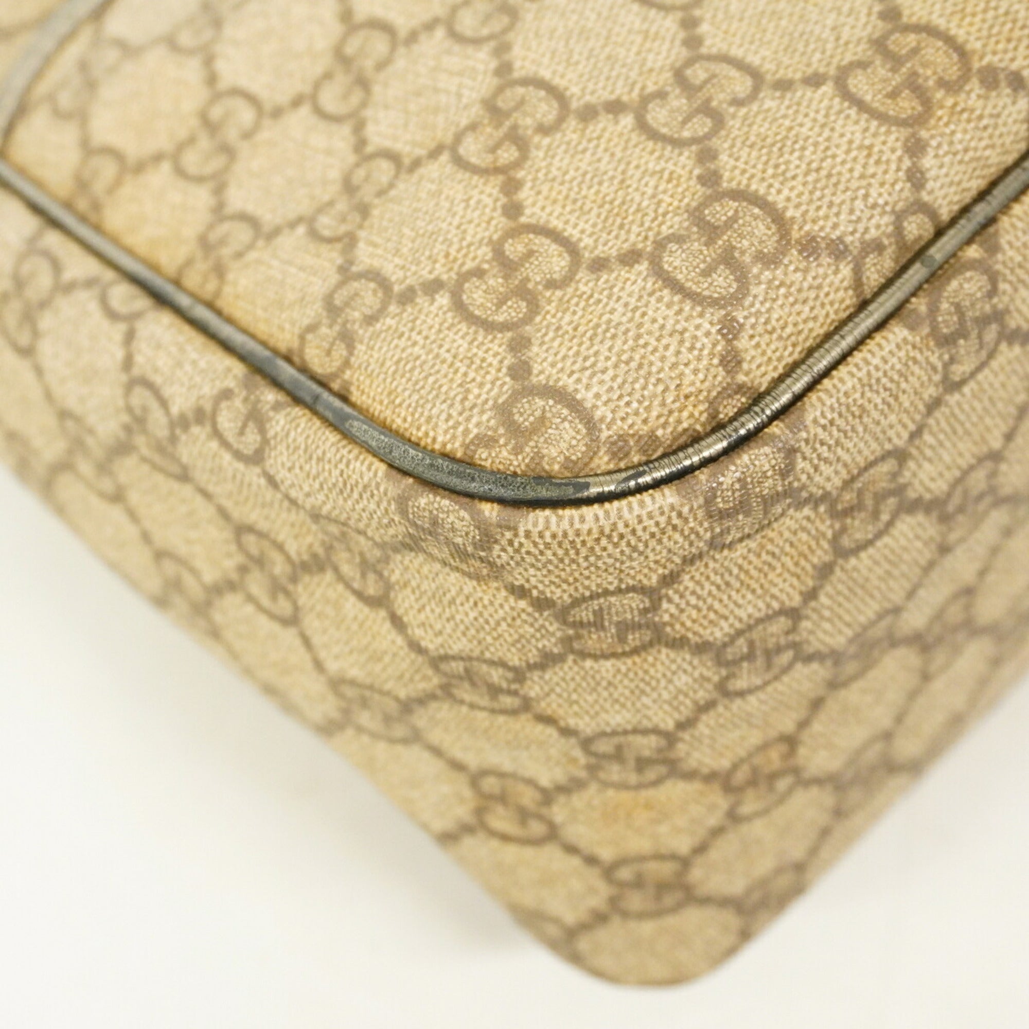 Gucci Brown Pvc Shoulder Bag (Pre-Owned)