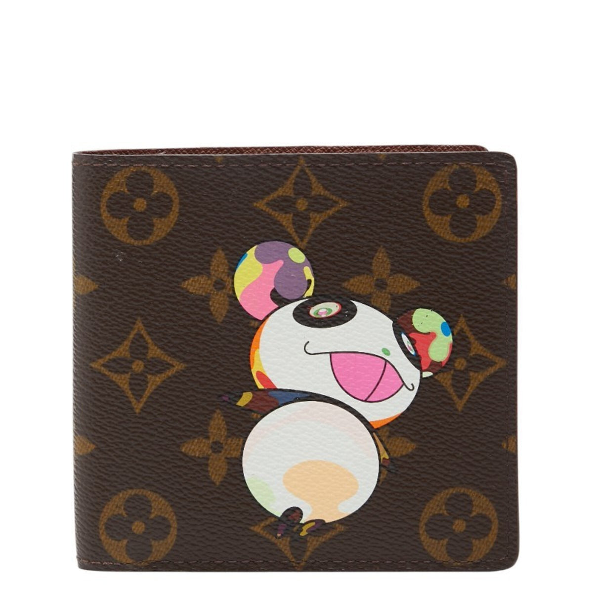 Louis Vuitton Brown Multi-Color Pvc Leather Wallet (Bi-Fold) (Pre-Owned)