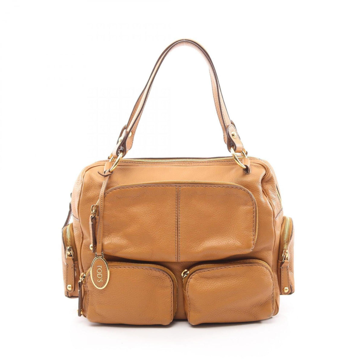 Tod's Brown Leather Handbag (Pre-Owned)