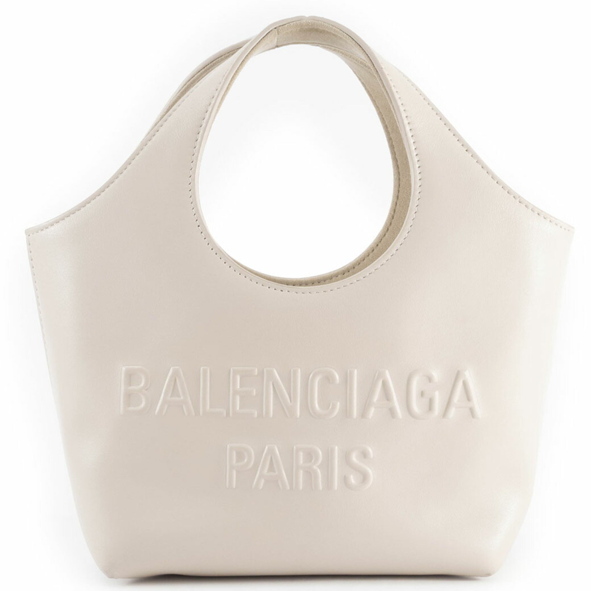 Balenciaga Cream Leather Tote Bag (Pre-Owned)
