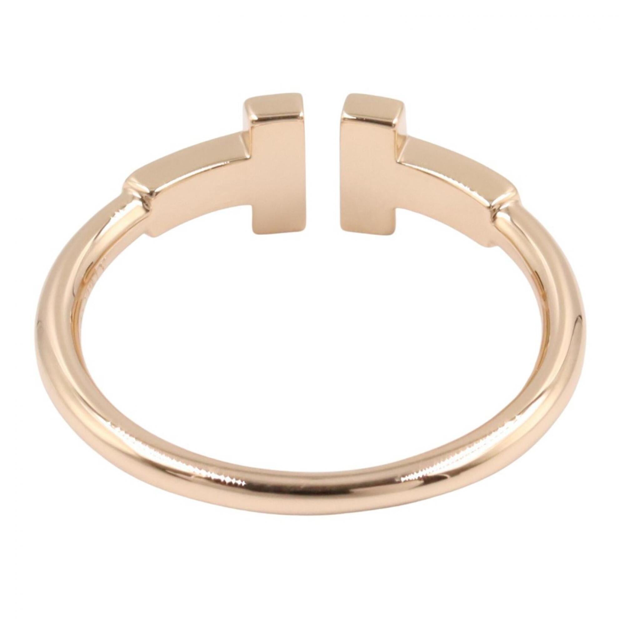 Tiffany Gold Clear Pink Gold (18K) Band Ring (Pre-Owned)