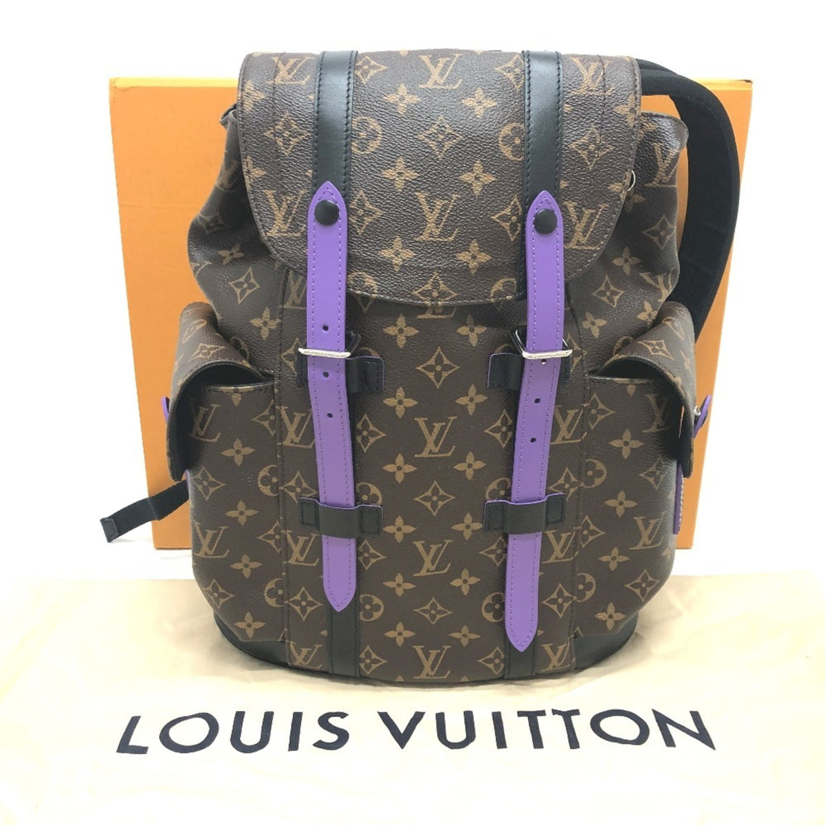 Louis Vuitton Brown Monogram Purple Monogram Backpack (Pre-Owned)