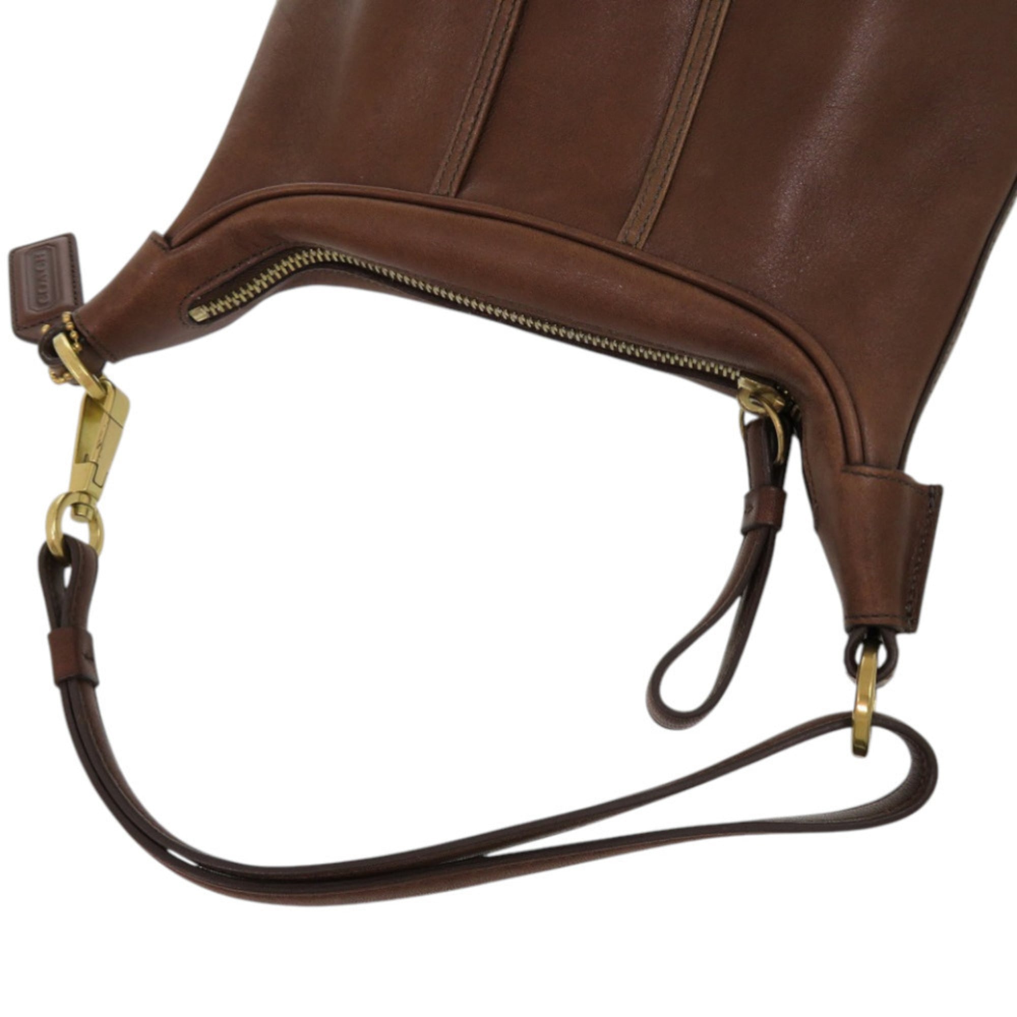 Coach Brown Leather Shoulder Bag (Pre-Owned)