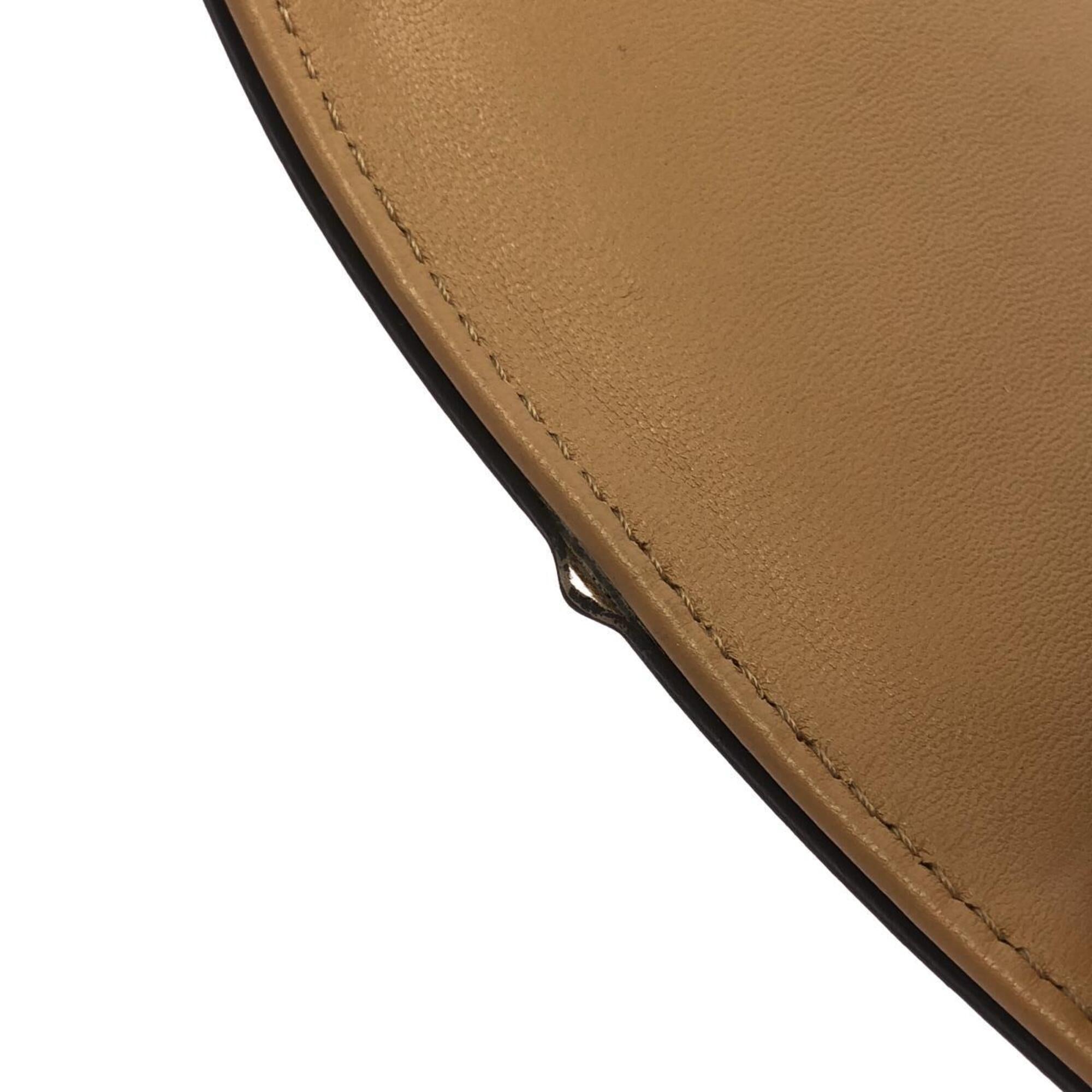 Louis Vuitton Brown Camel Leather Shoulder Bag (Pre-Owned)