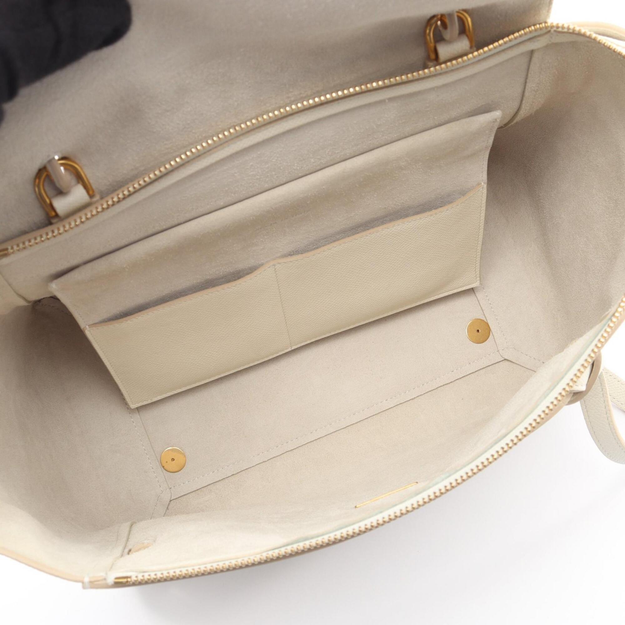 Celine White Leather Handbag (Pre-Owned)