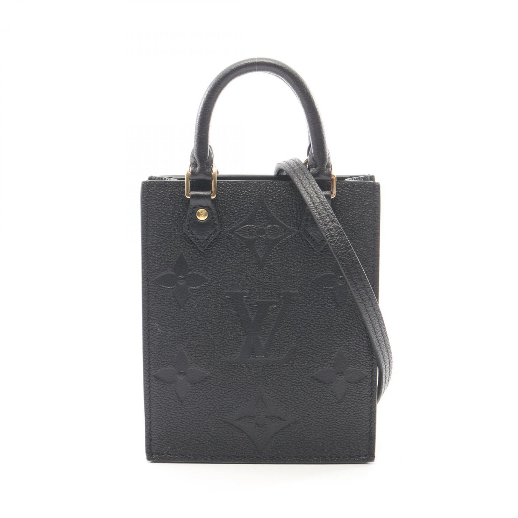 Louis Vuitton Black Noir Monogram Empreinte Handbag (Pre-Owned)