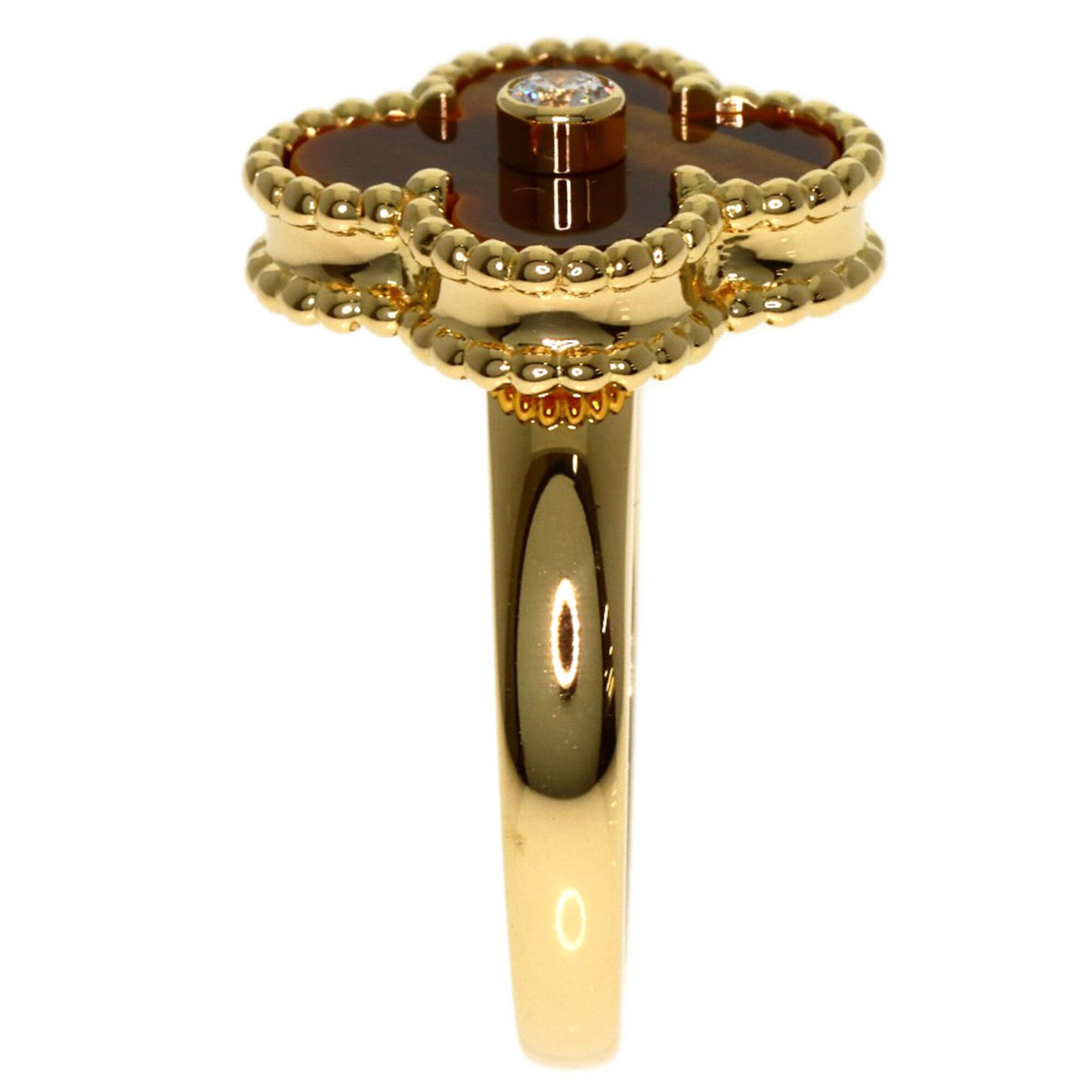 Van Cleef & Arpels Yellow Gold Yellow Gold Band Ring (Pre-Owned)