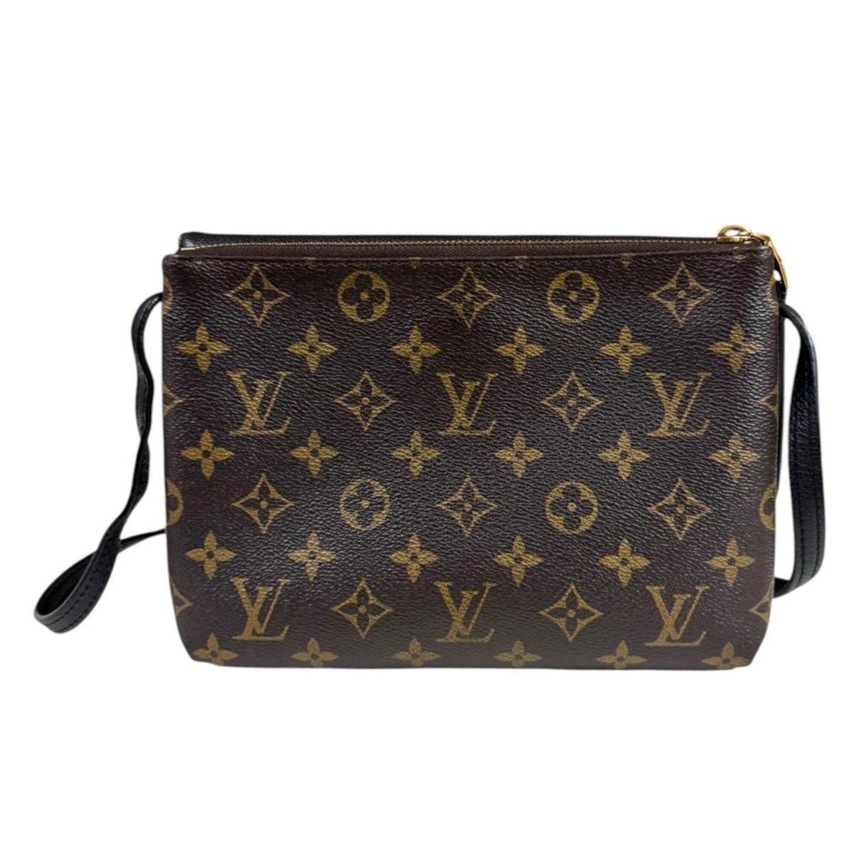 Louis Vuitton Black Brown Noir Monogram Canvas Shoulder Bag (Pre-Owned)