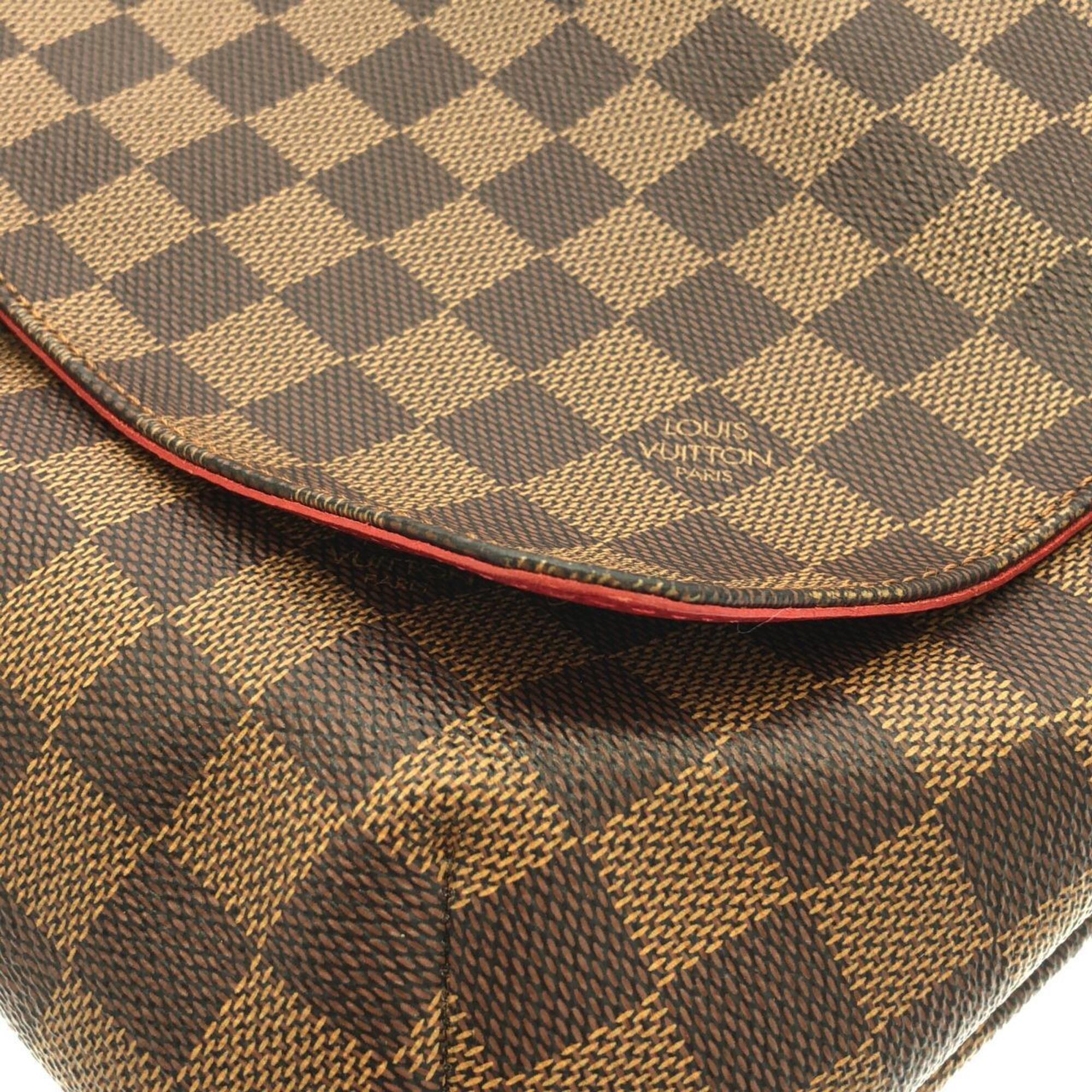 Louis Vuitton Damier Damier Canvas Ebene Damier Canvas Shoulder Bag (Pre-Owned)