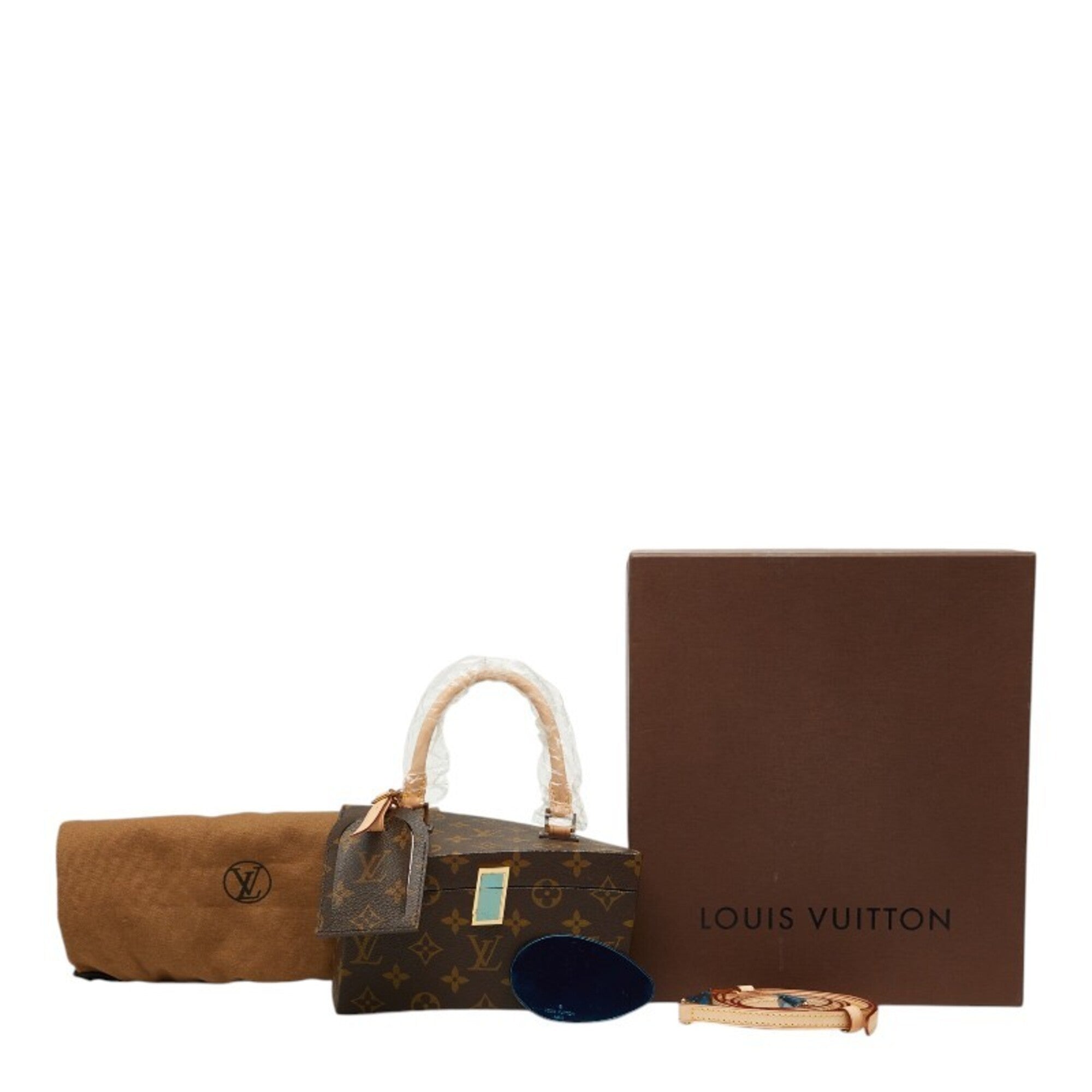 Louis Vuitton Brown Pvc Leather Shoulder Bag (Pre-Owned)