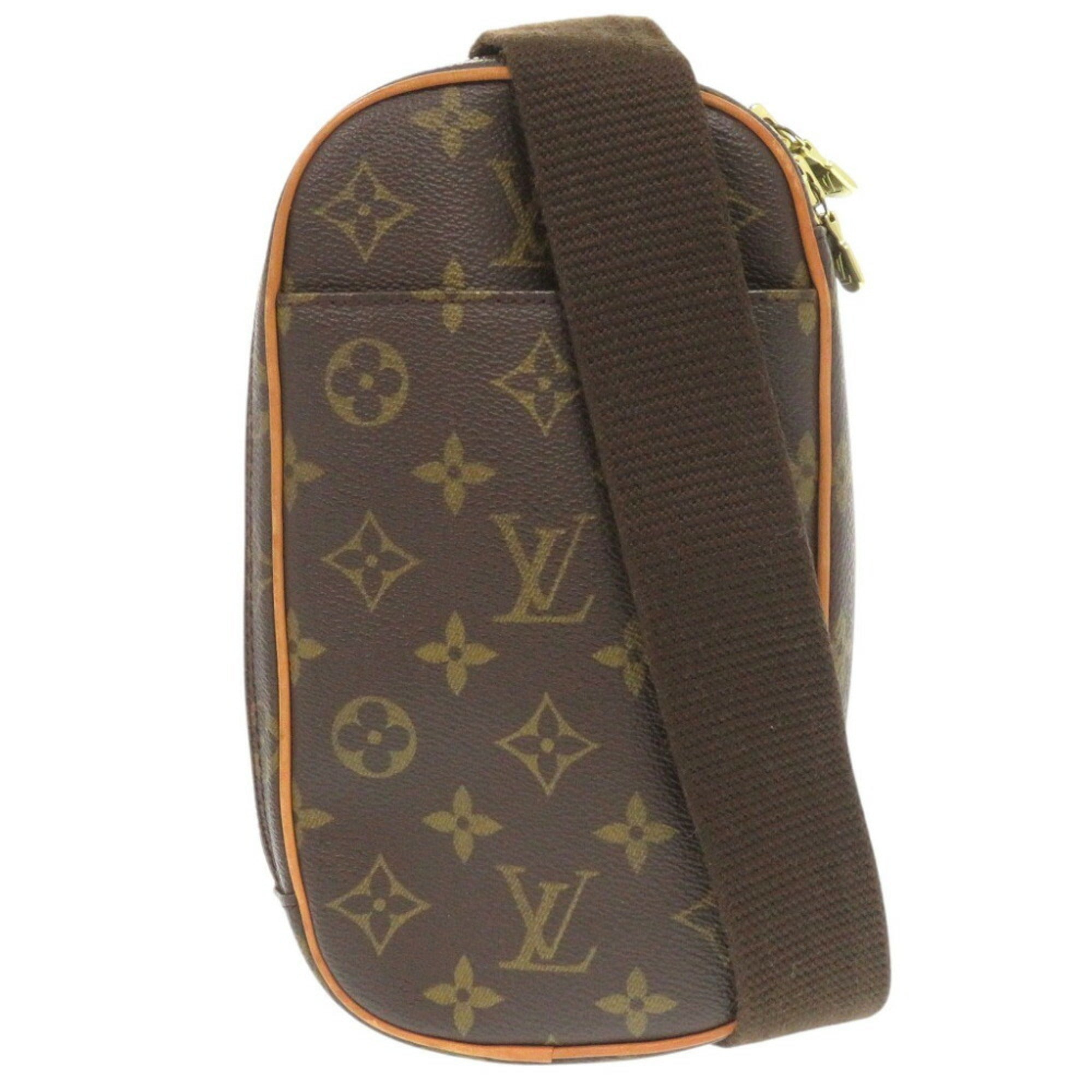 Louis Vuitton Brown Monogram Pochette Sling Bag (Pre-Owned)