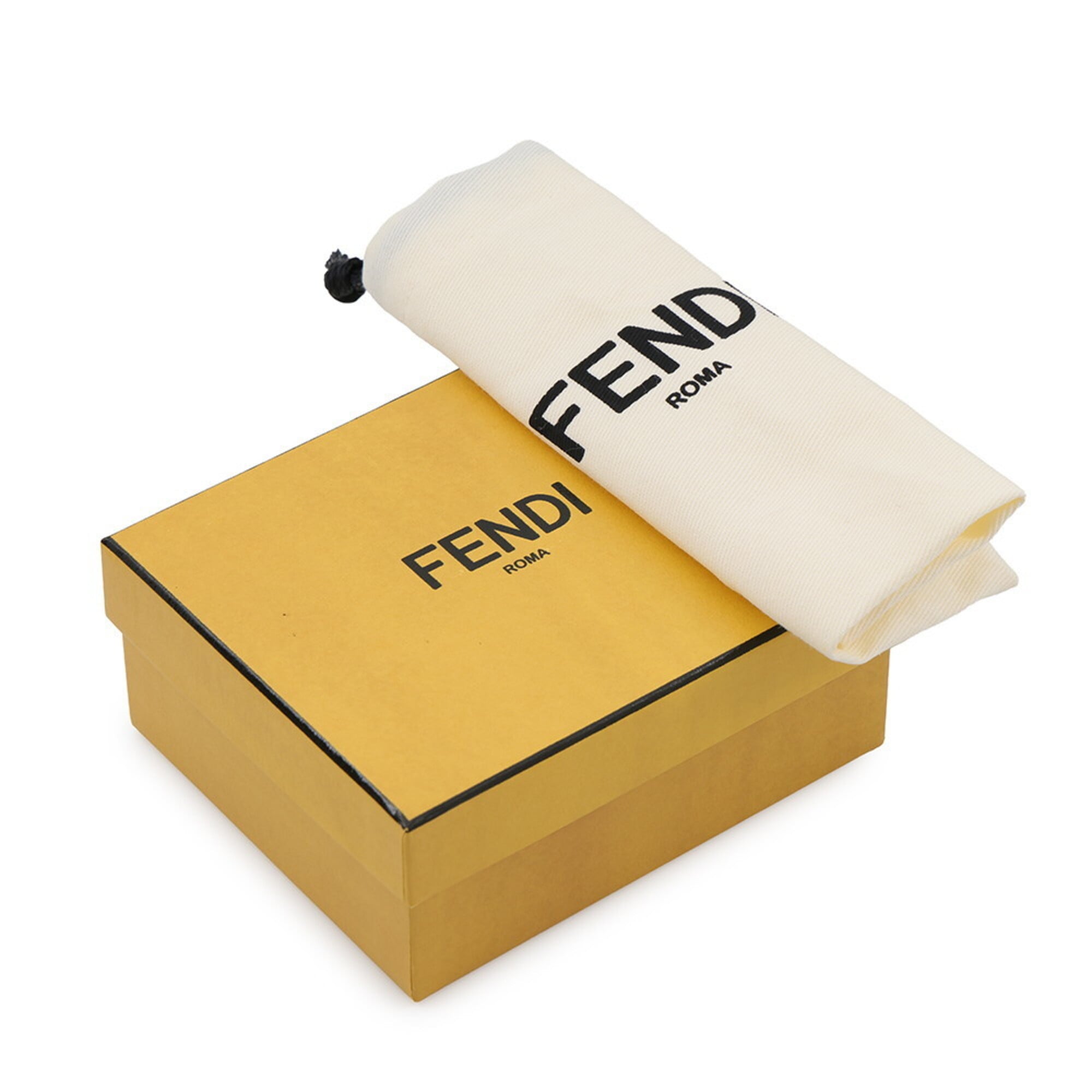 Fendi Blue Canvas Wallet (Tri-Fold) (Pre-Owned)