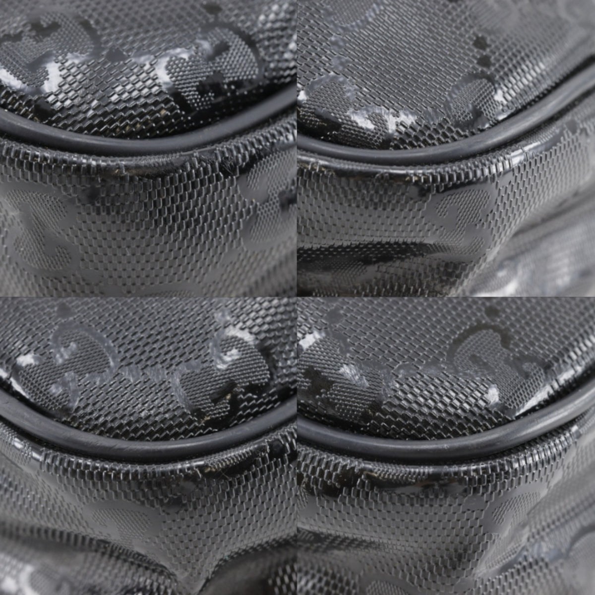 Gucci Black Pvc Handbag (Pre-Owned)