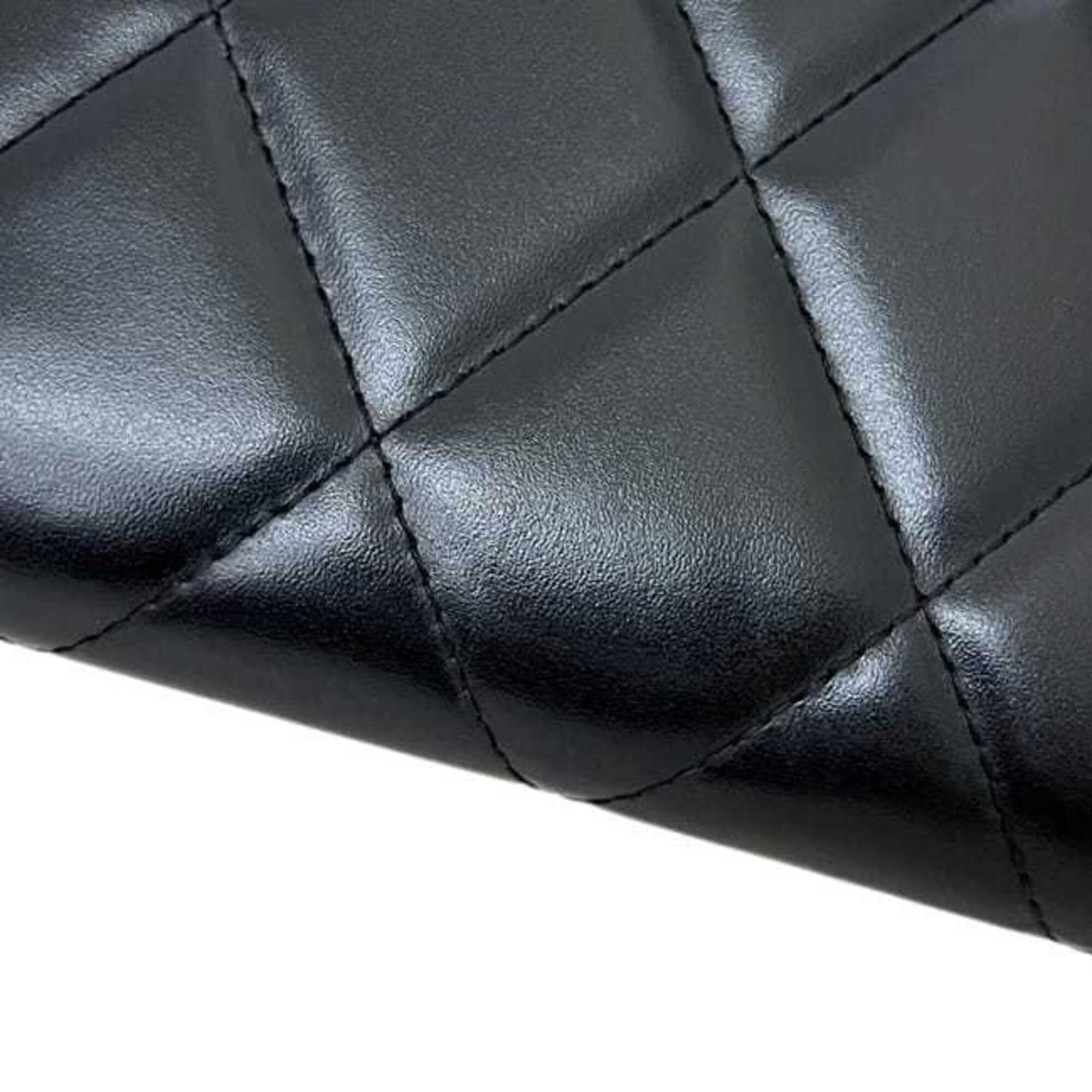 Balenciaga Black Leather Long Wallet (Bi-Fold) (Pre-Owned)