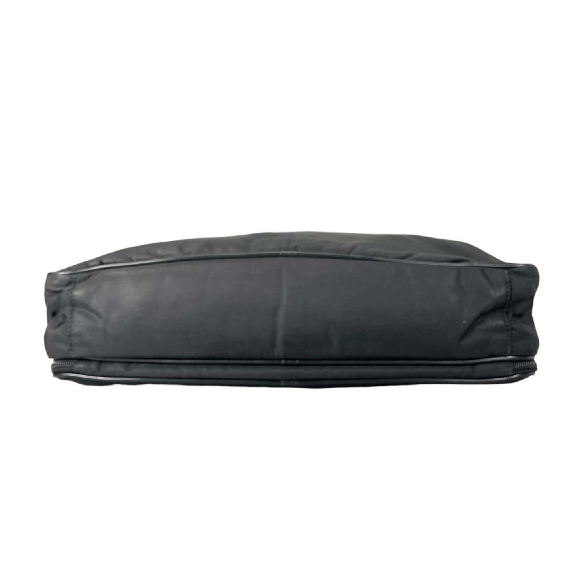 Prada Black Nylon Briefcase Shoulder Bag (Pre-Owned)