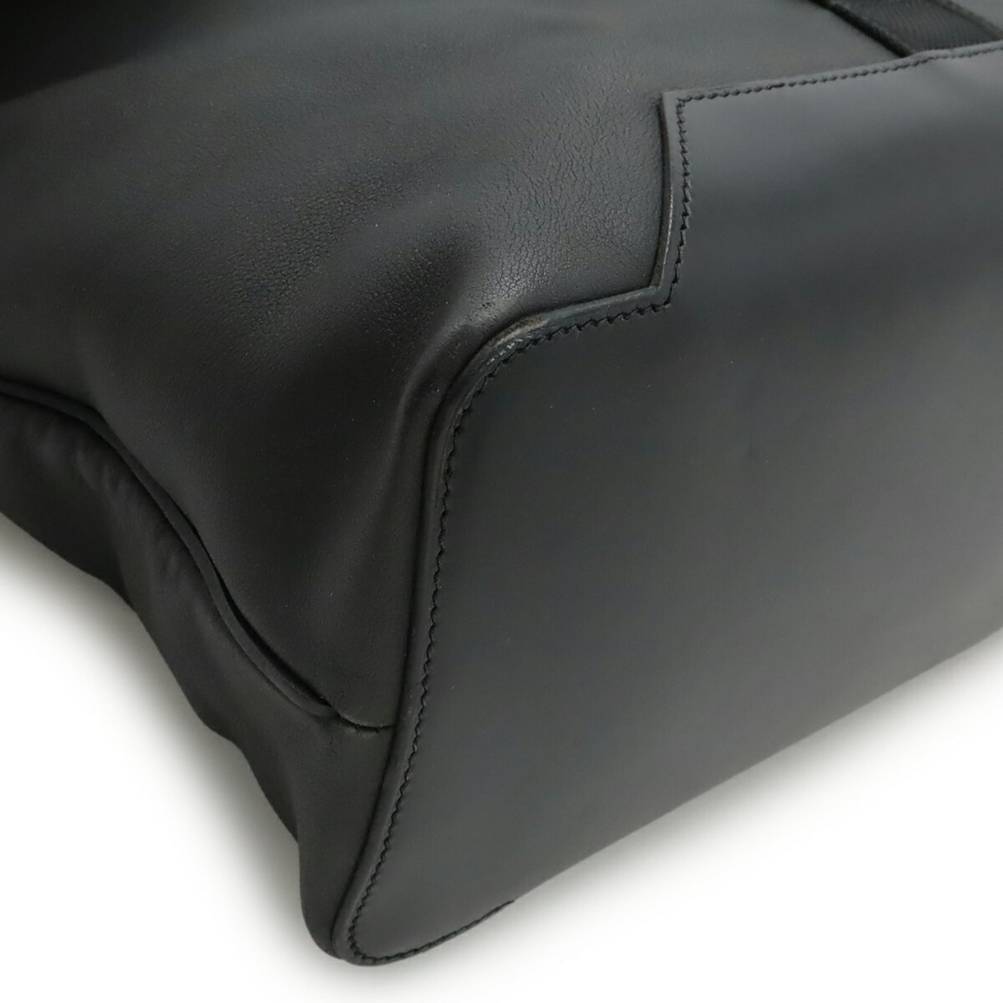 Hermes Black Taurillon Clemence Leather Shoulder Bag (Pre-Owned)