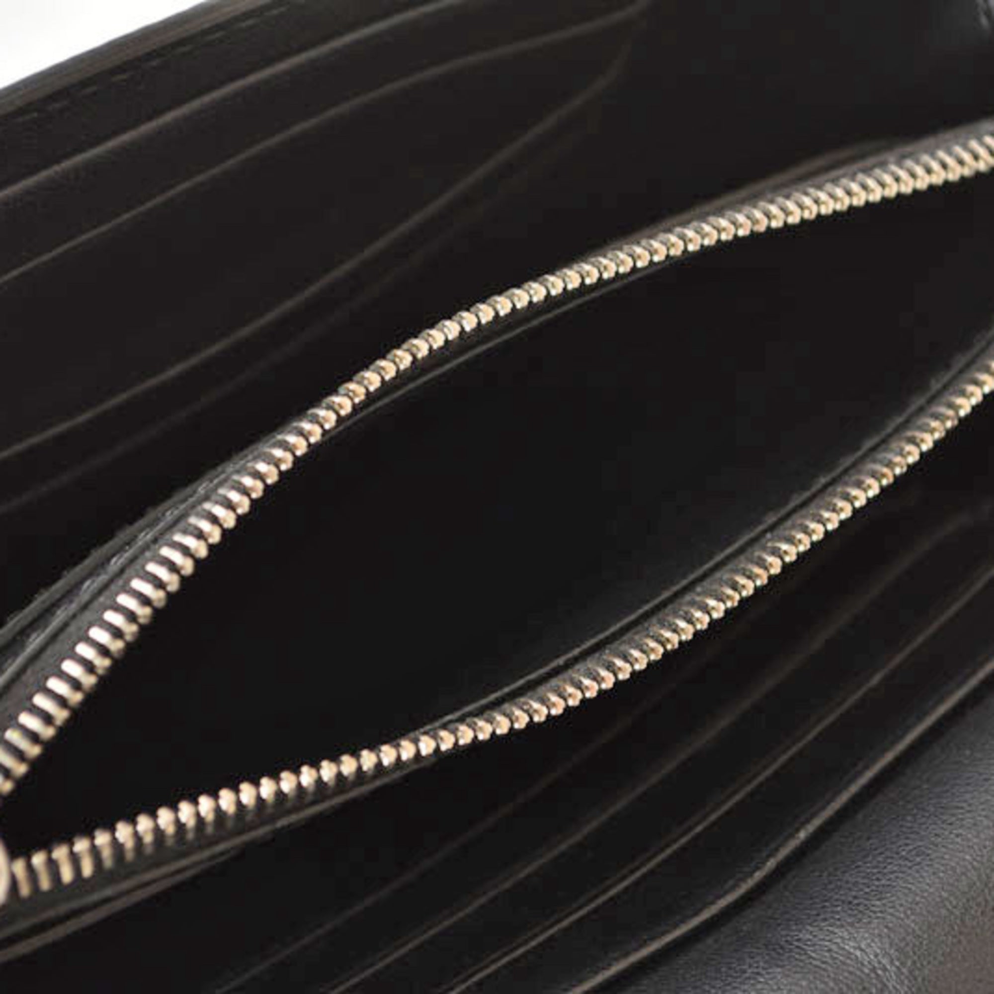 Celine Black Leather Wallet (Bi-Fold) (Pre-Owned)