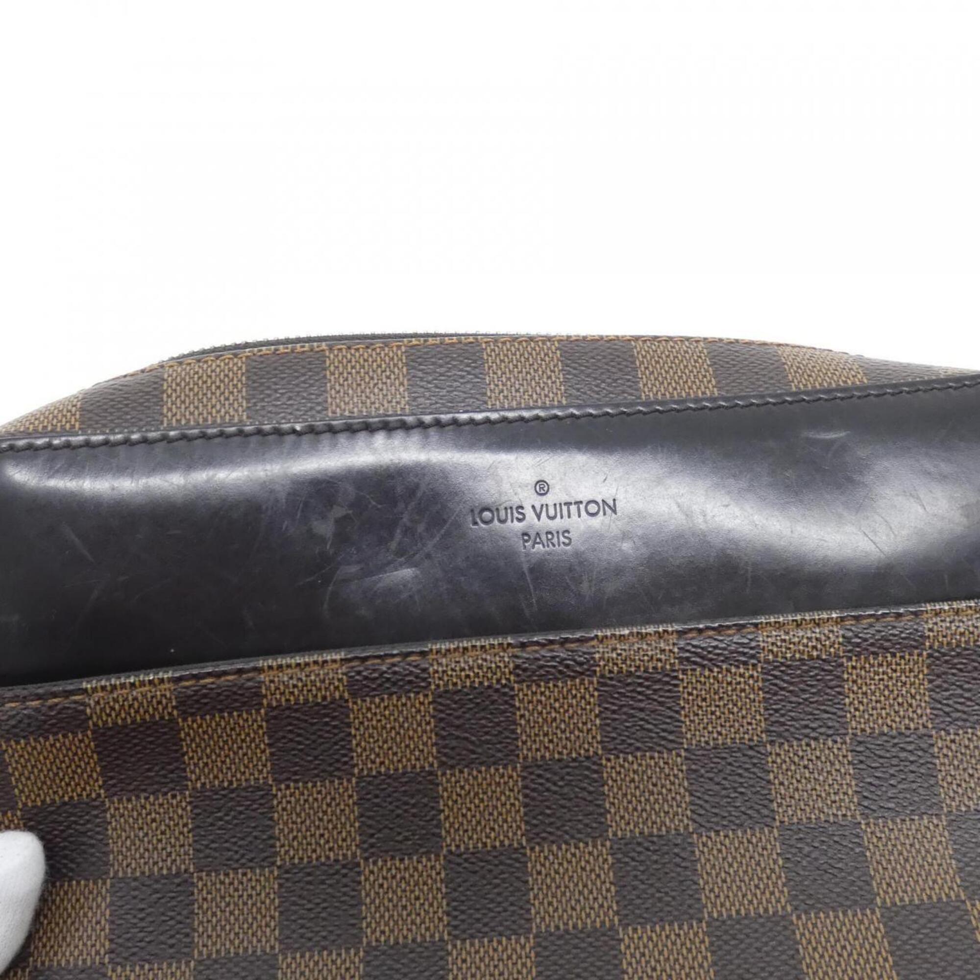 Louis Vuitton Damier Canvas Ebene Coated Canvas Shoulder Bag (Pre-Owned)