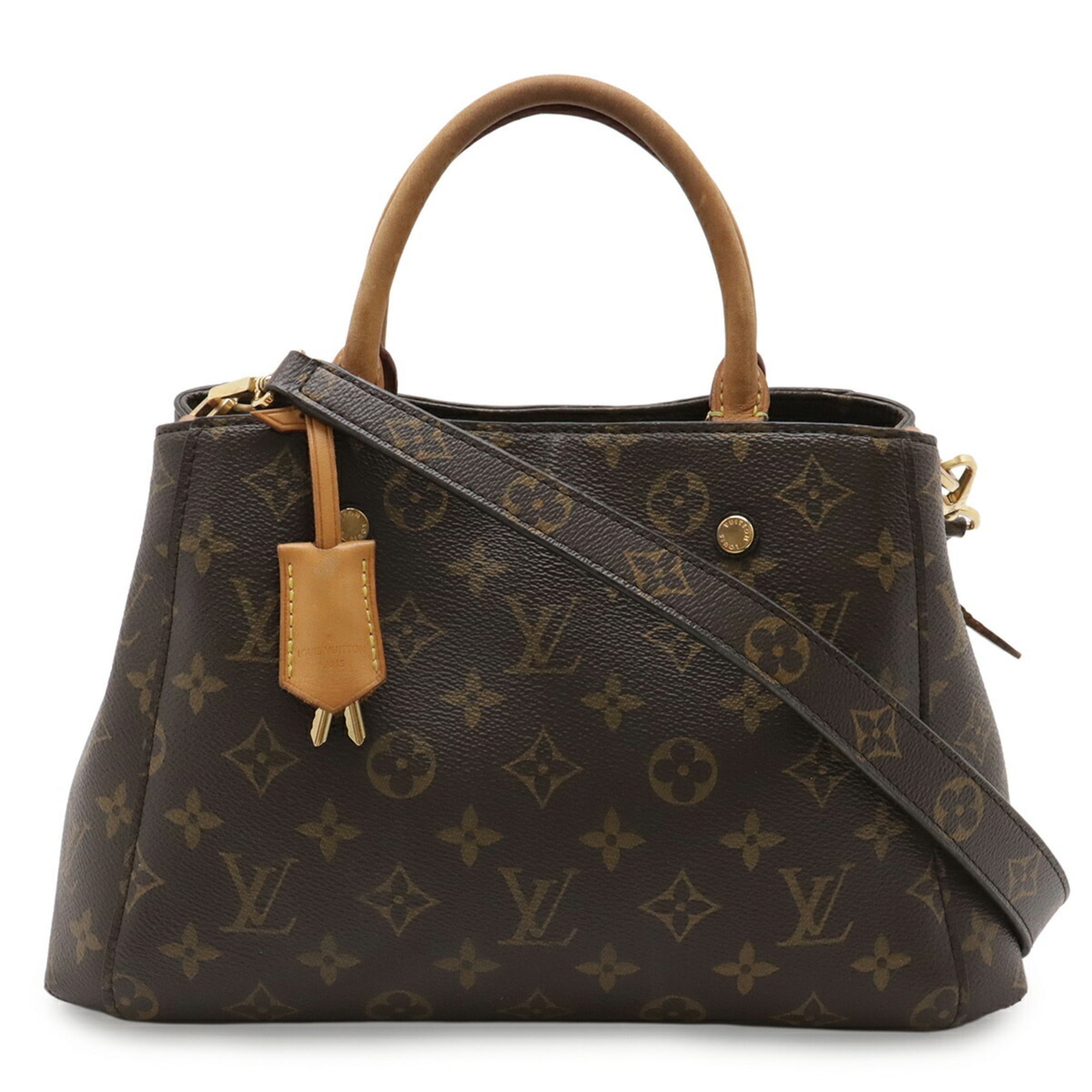 Louis Vuitton Brown Monogram Monogram Handbag Shoulder Bag (Pre-Owned)