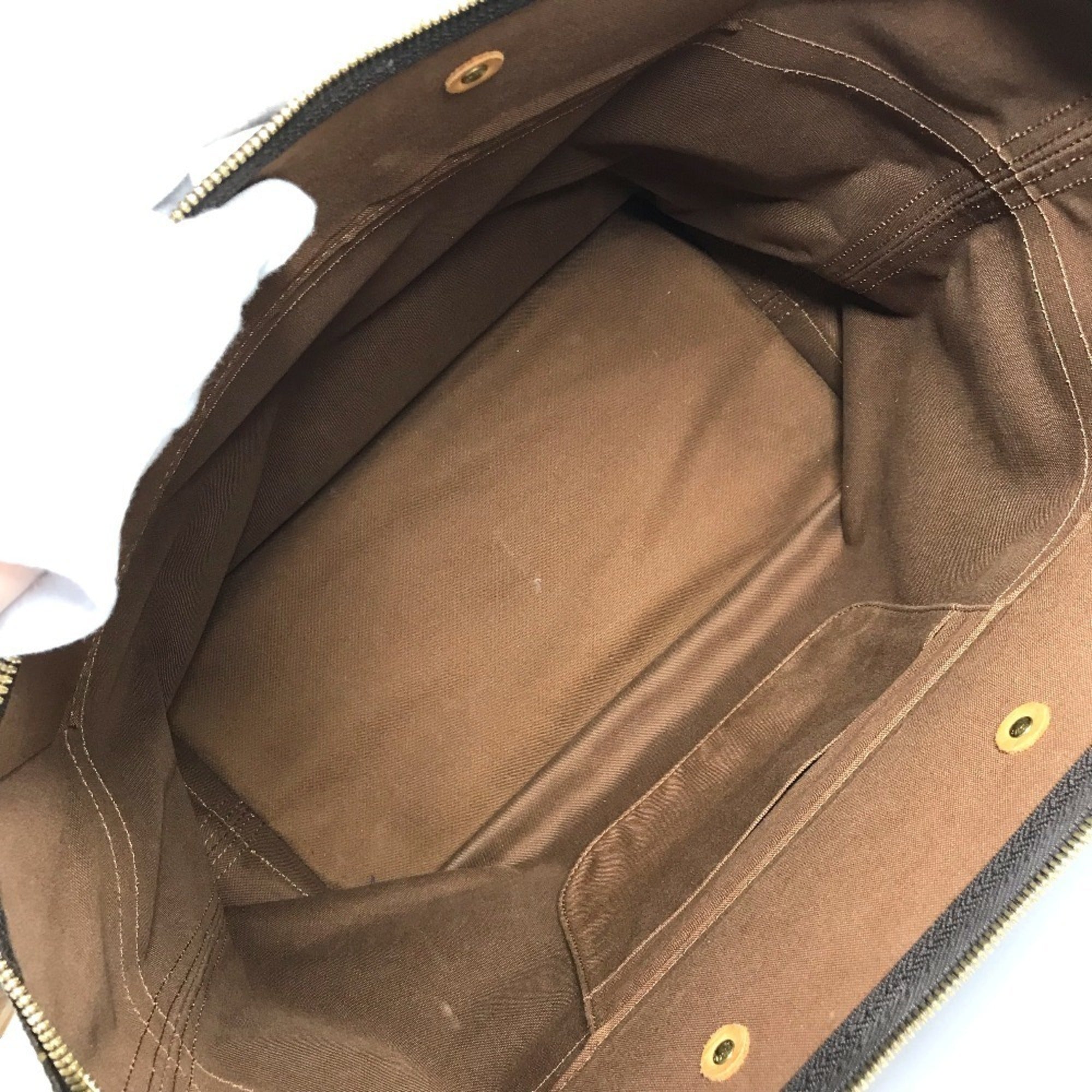 Louis Vuitton Brown Monogram Canvas Boston Bag Handbag (Pre-Owned)
