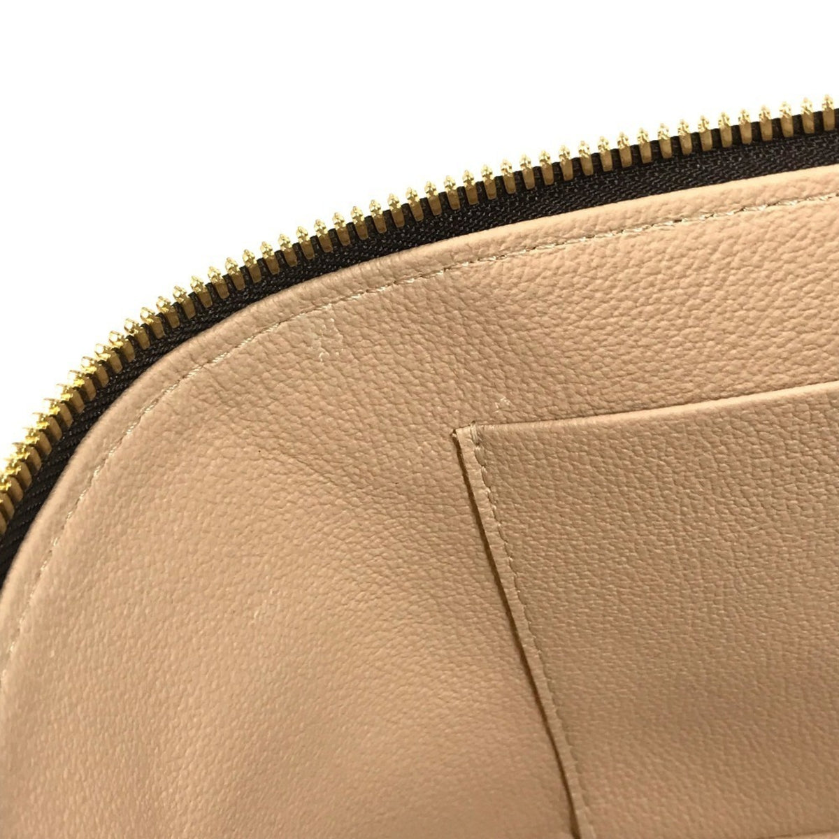 Louis Vuitton Brown Monogram Canvas Handbag Pouch (Pre-Owned)