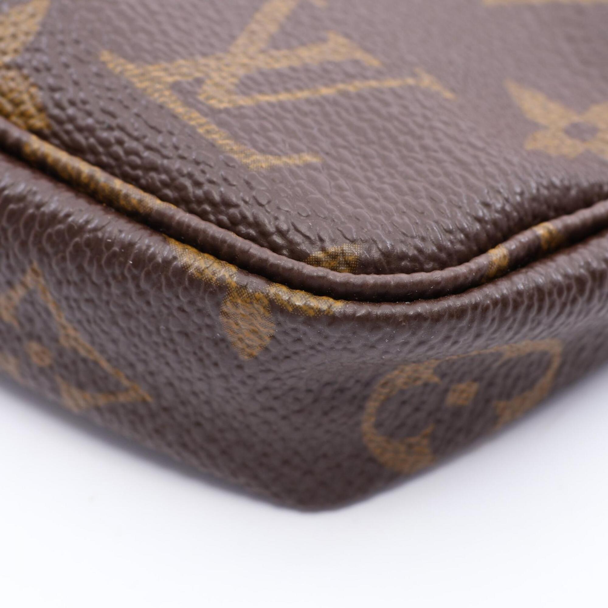 Louis Vuitton Brown Coated Canvas Leather Handbag (Pre-Owned)
