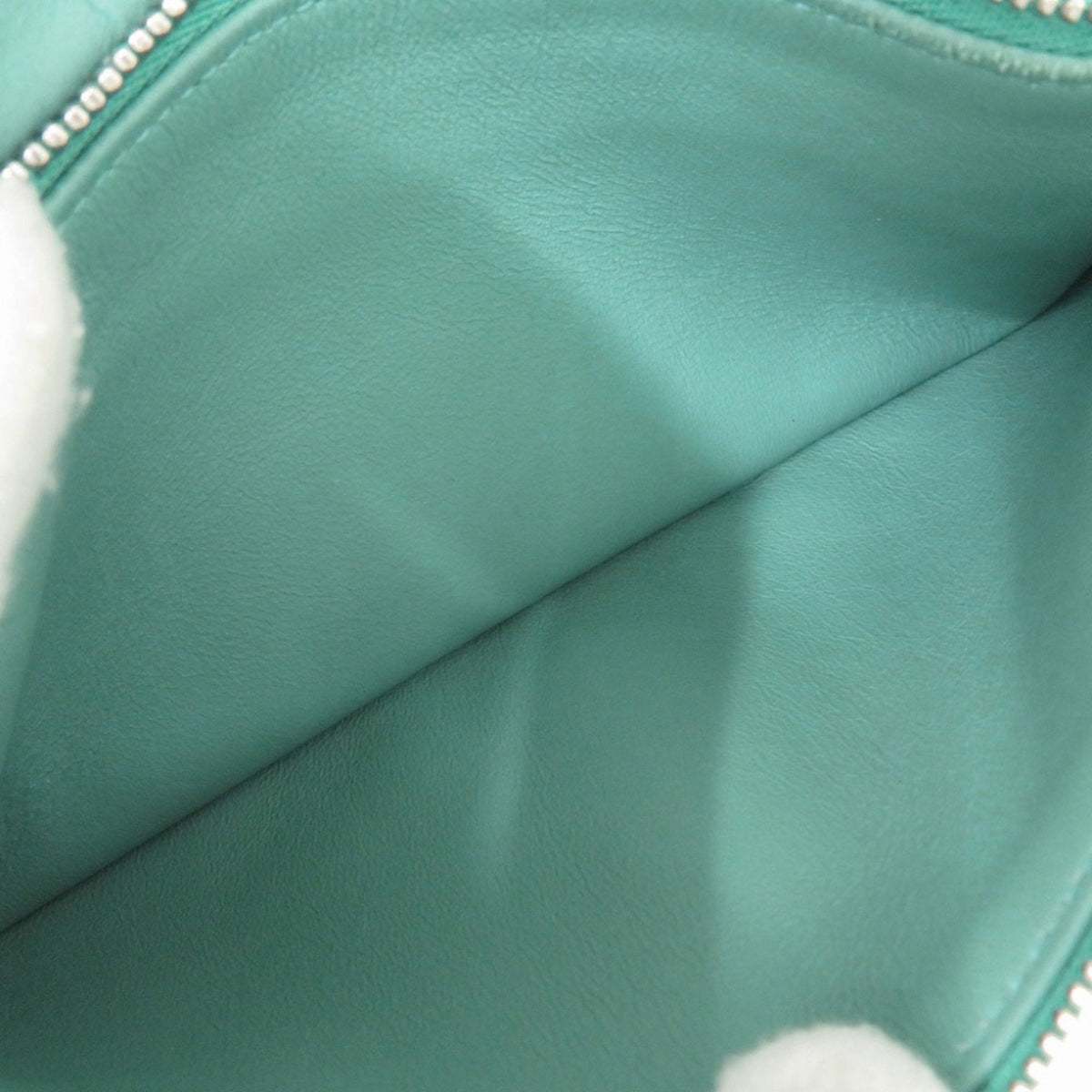 Salvatore Ferragamo Light Blue Leather Shoulder Bag (Pre-Owned)