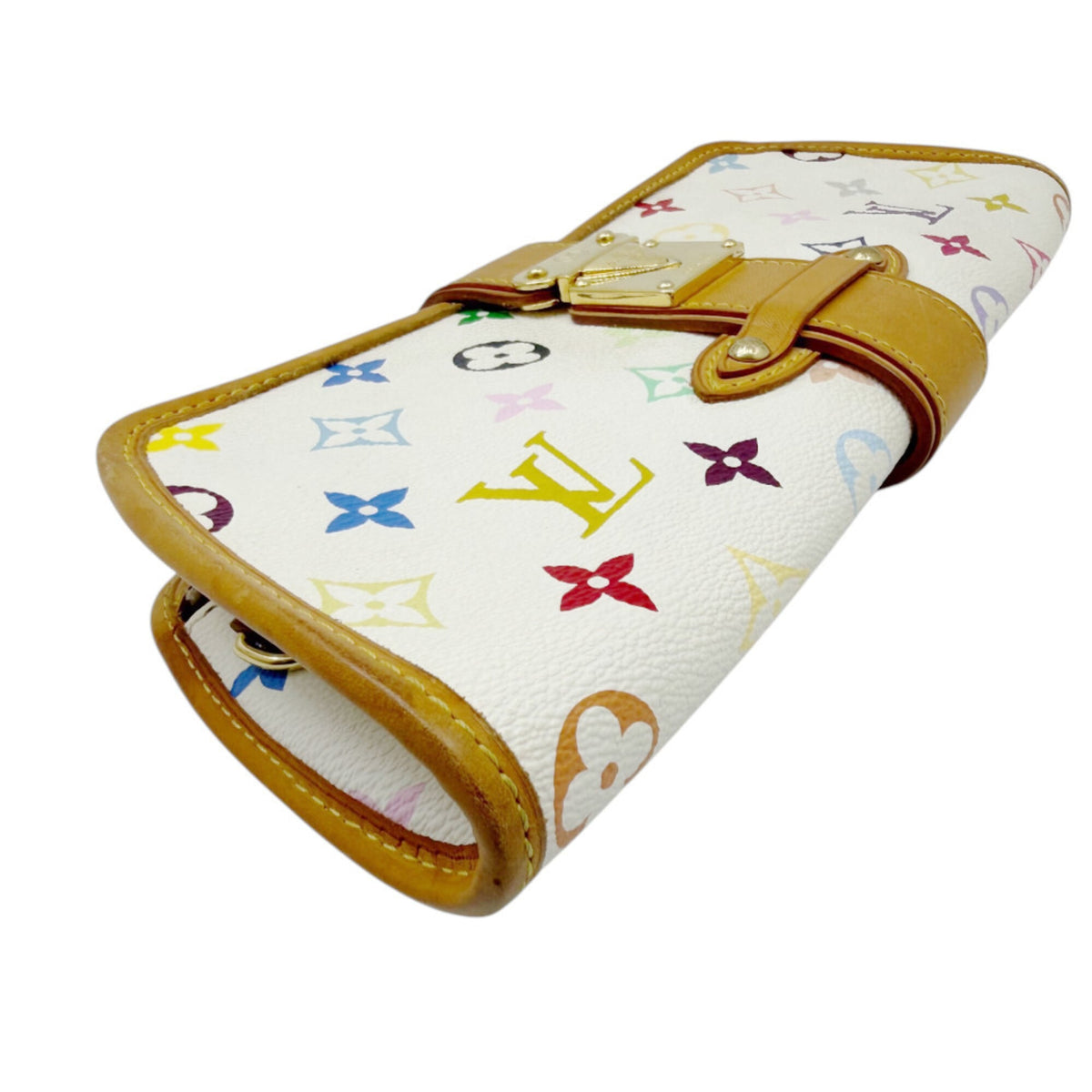 Louis Vuitton Blanc Monogram Multicolore Pouch (Pre-Owned)